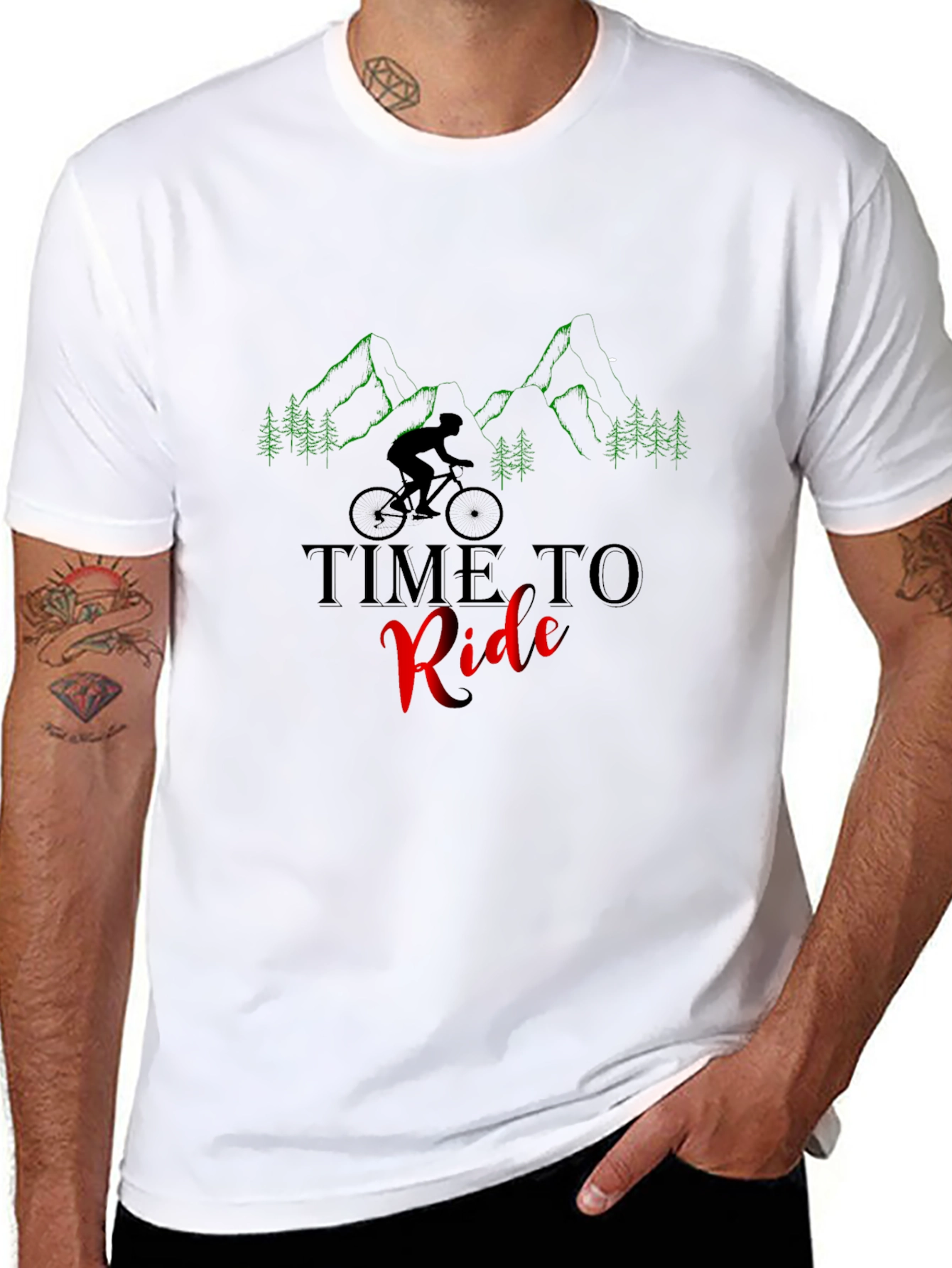 Time to Ride Graphic Tee - Mountain Biking Shirt