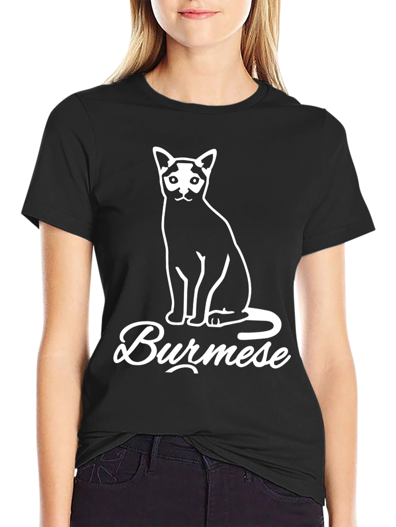 Burmese Cat Graphic Tee