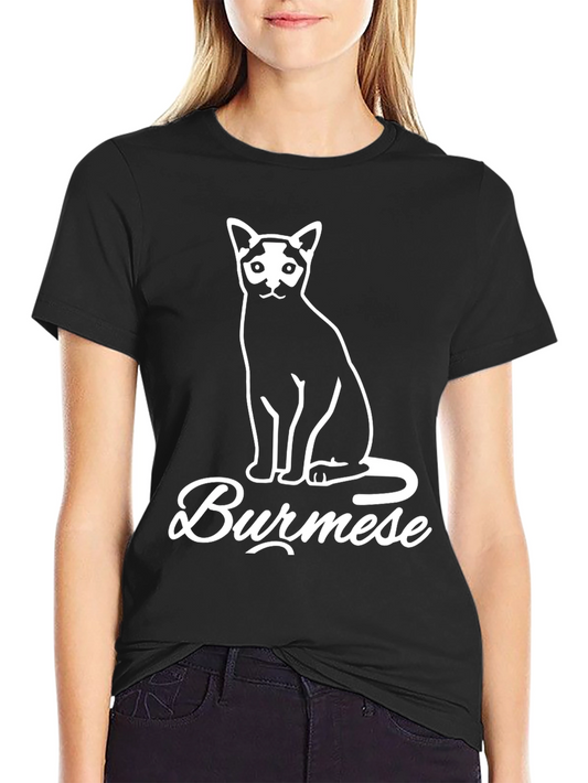 Burmese Cat Graphic Tee