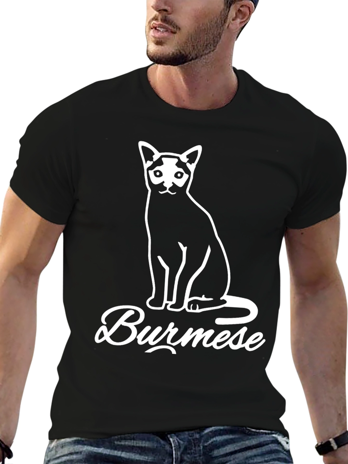Burmese Cat Graphic Tee