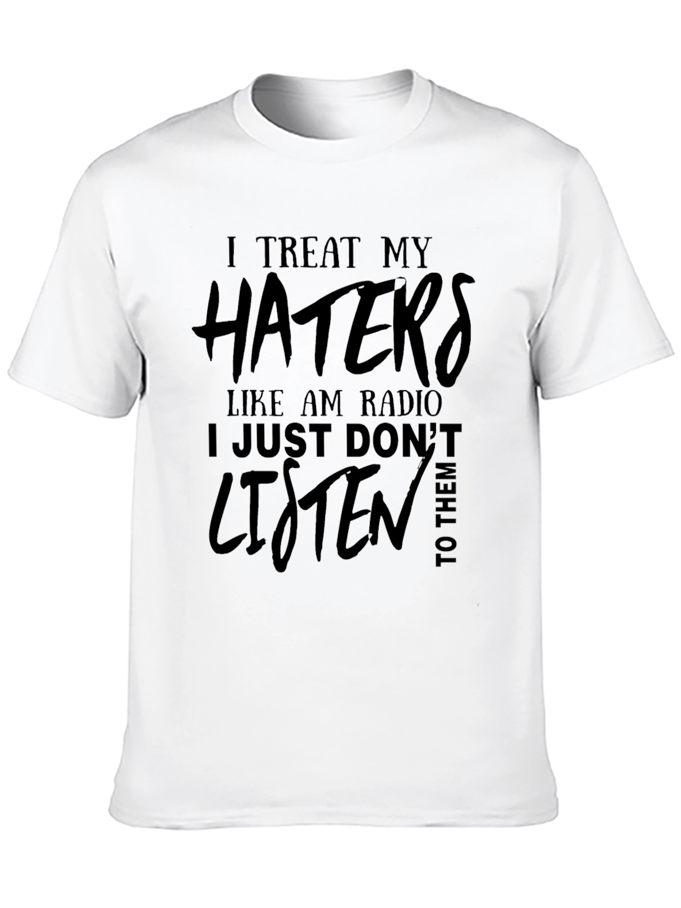 Haters AM Radio Graphic Tee
