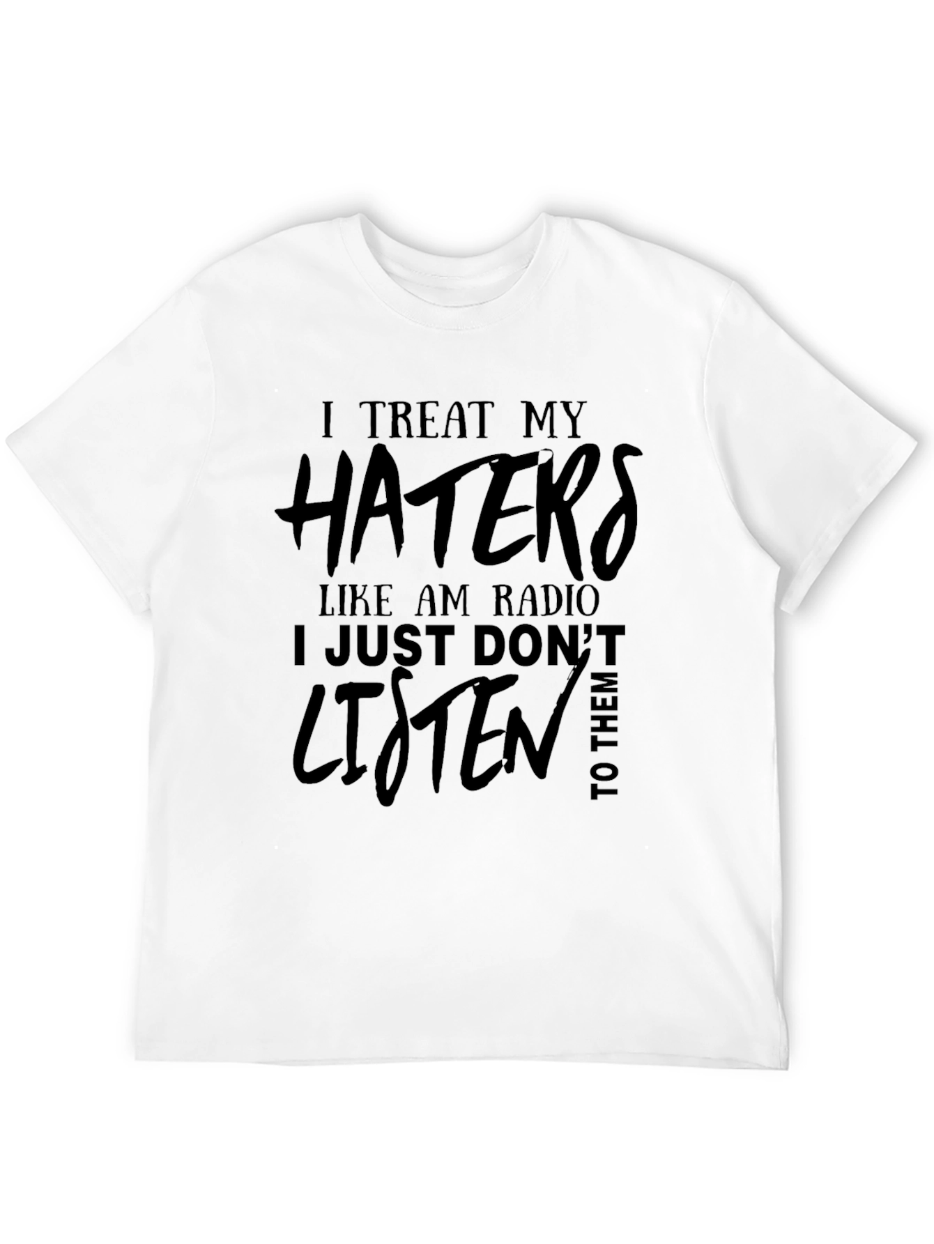 Haters AM Radio Graphic Tee
