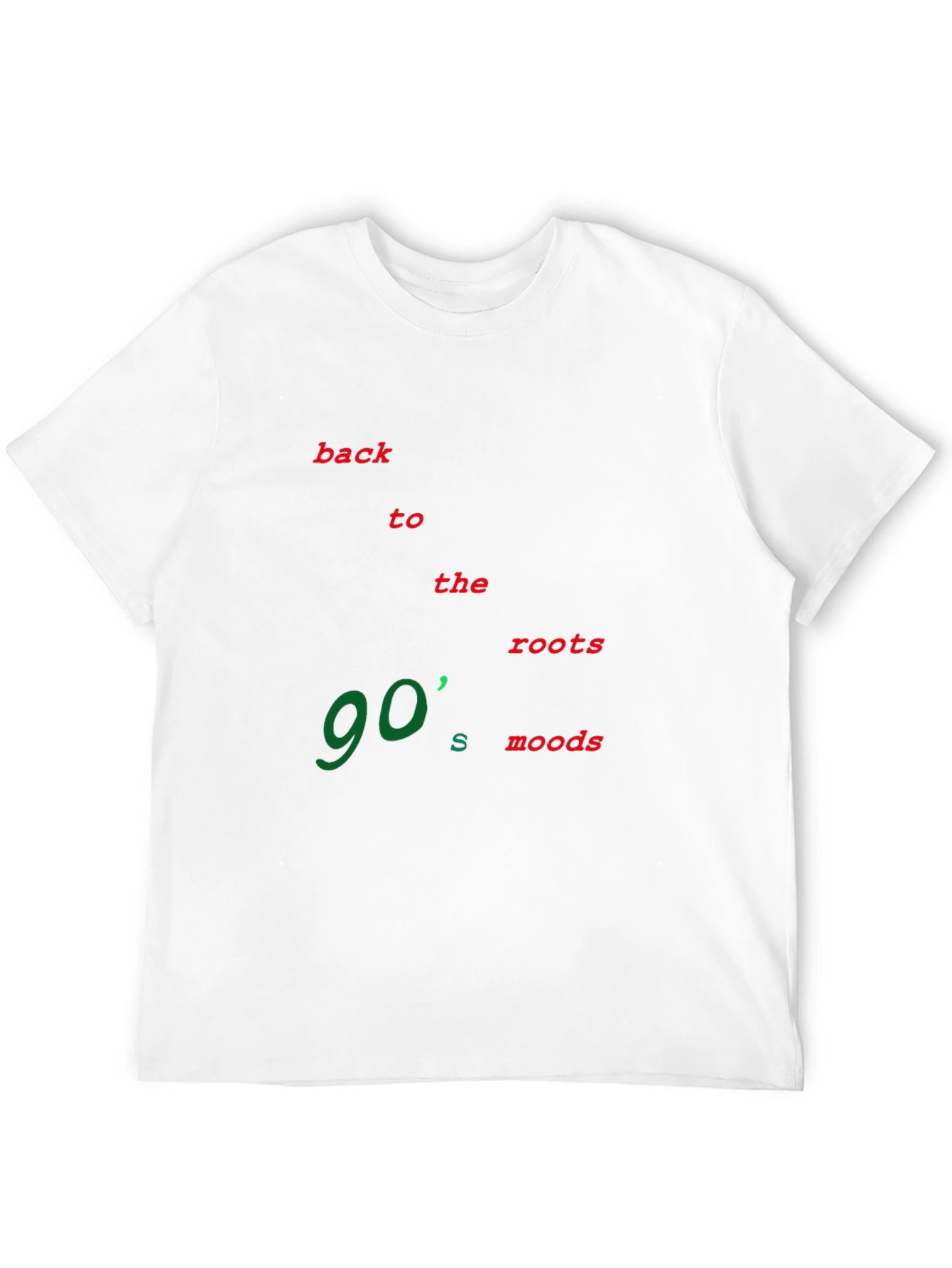 90s Moods Black T-Shirt