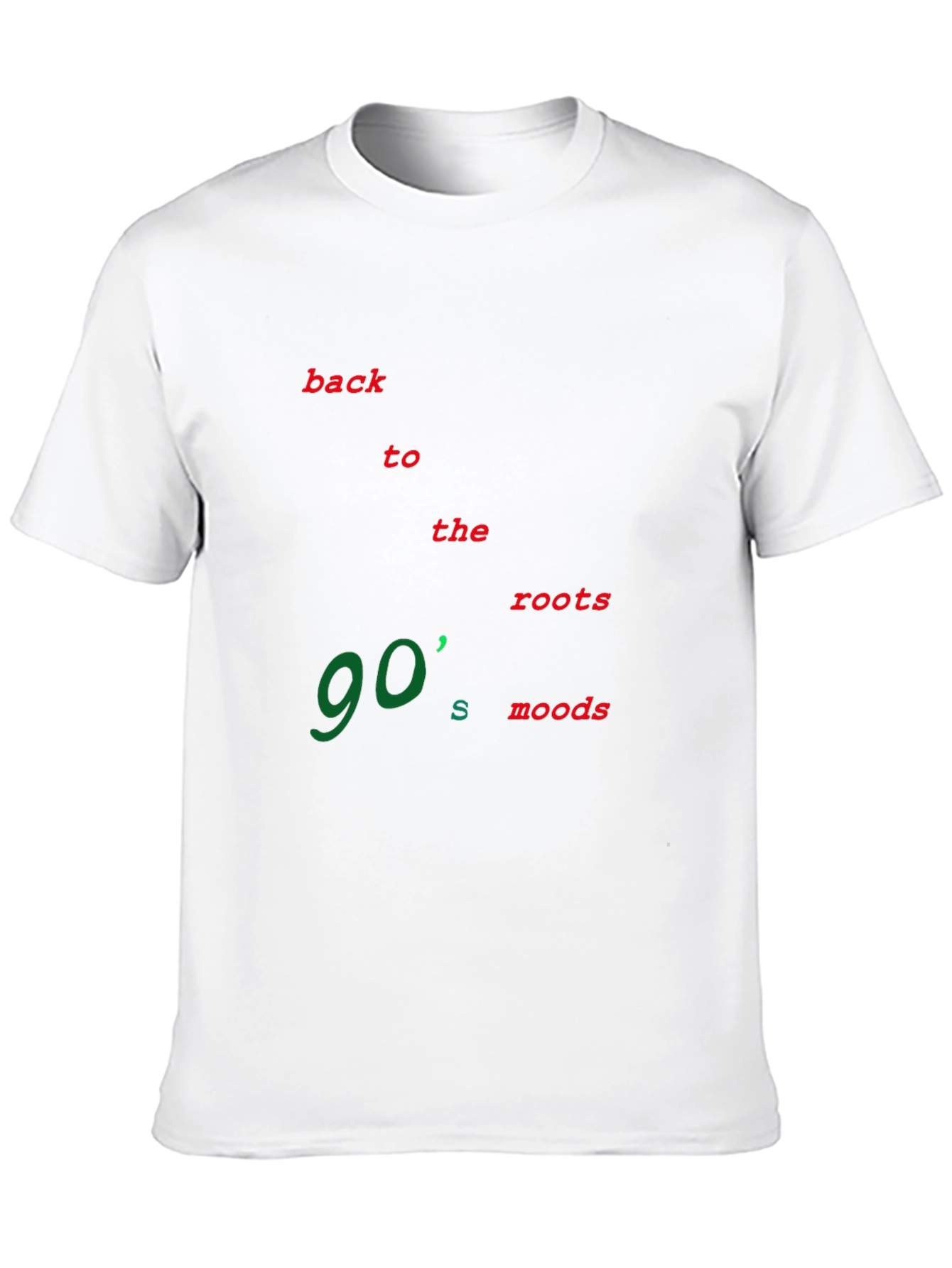 90s Moods Black T-Shirt