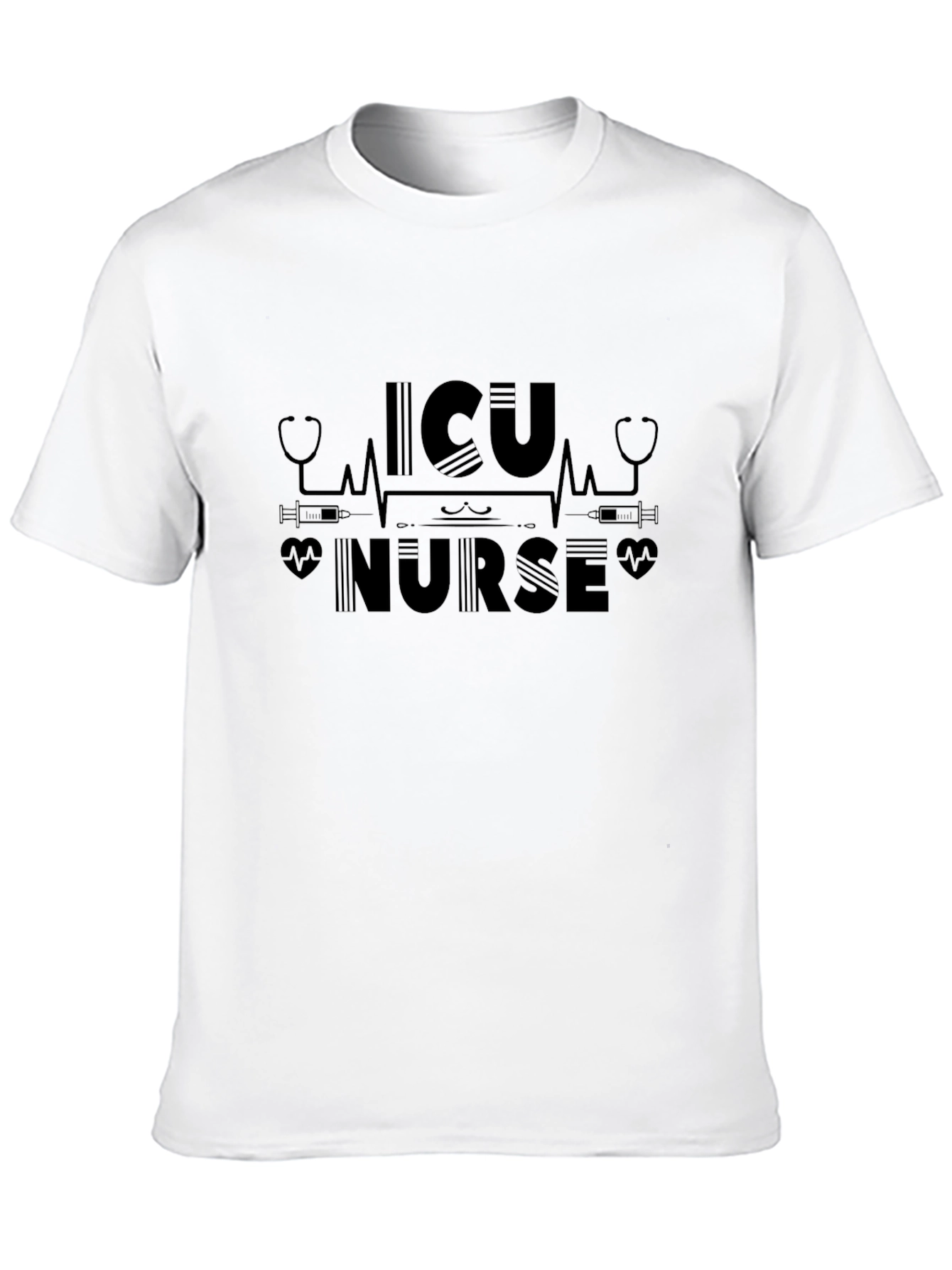 ICU Nurse Graphic T-Shirt - Healthcare Hero Tee