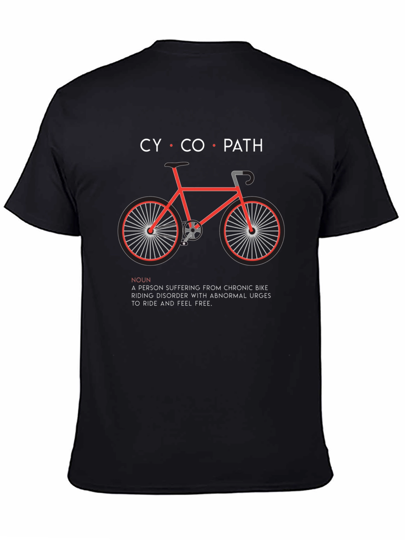 Cyclopath Graphic T-Shirt - Bike Riding Humor
