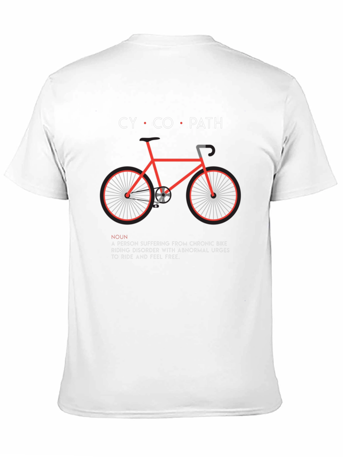 Cyclopath Graphic T-Shirt - Bike Riding Humor