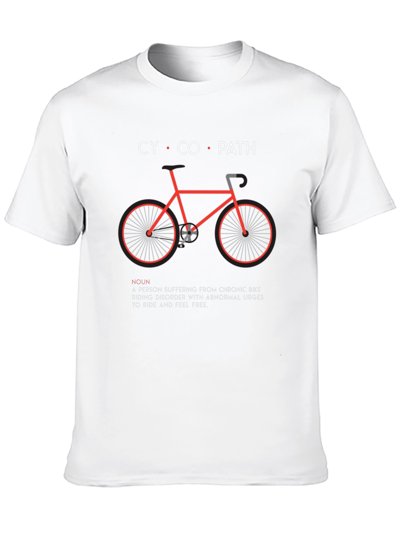 Cyclopath Graphic T-Shirt - Bike Riding Humor