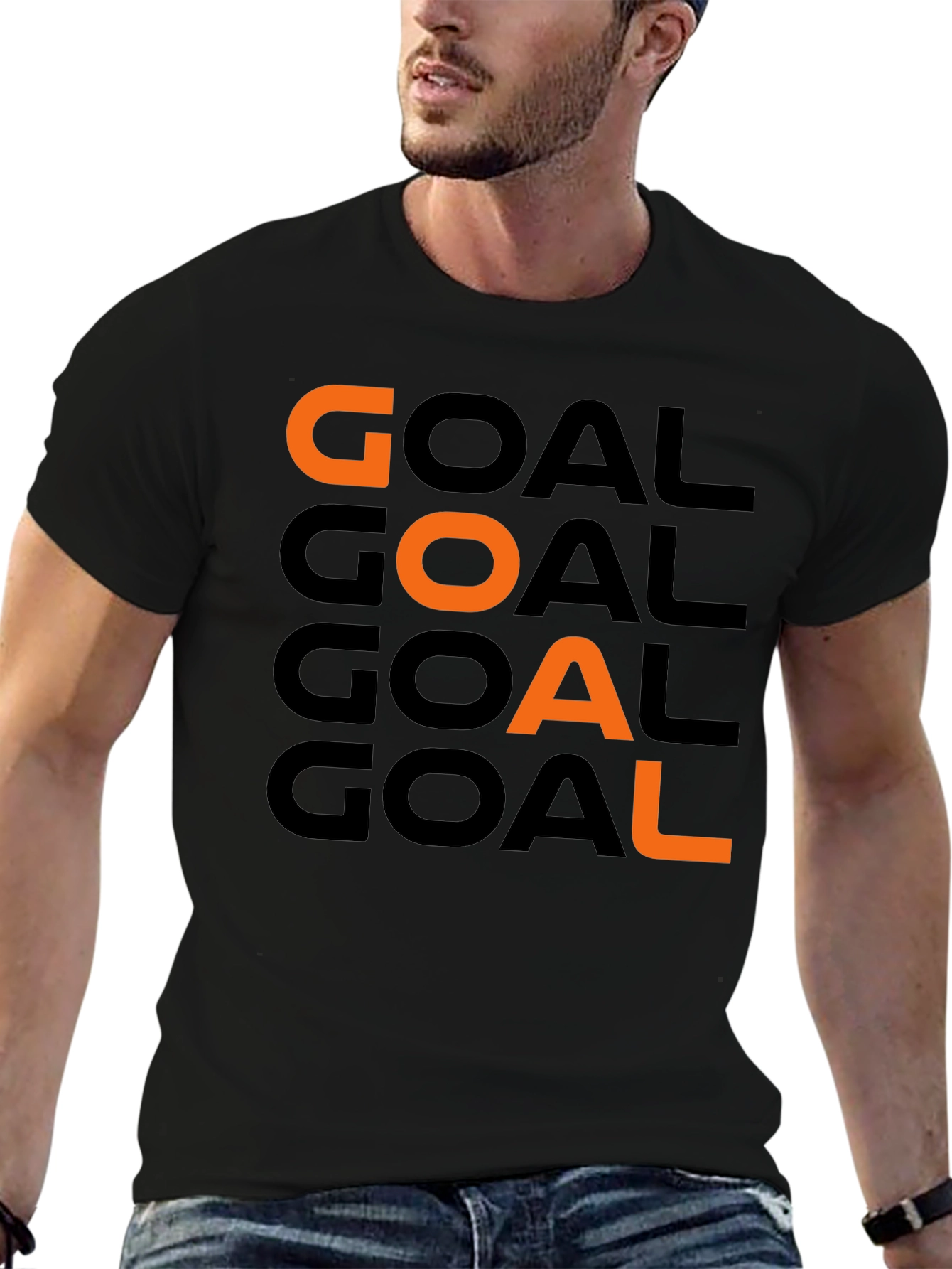Goal T-Shirt - Black Graphic Tee