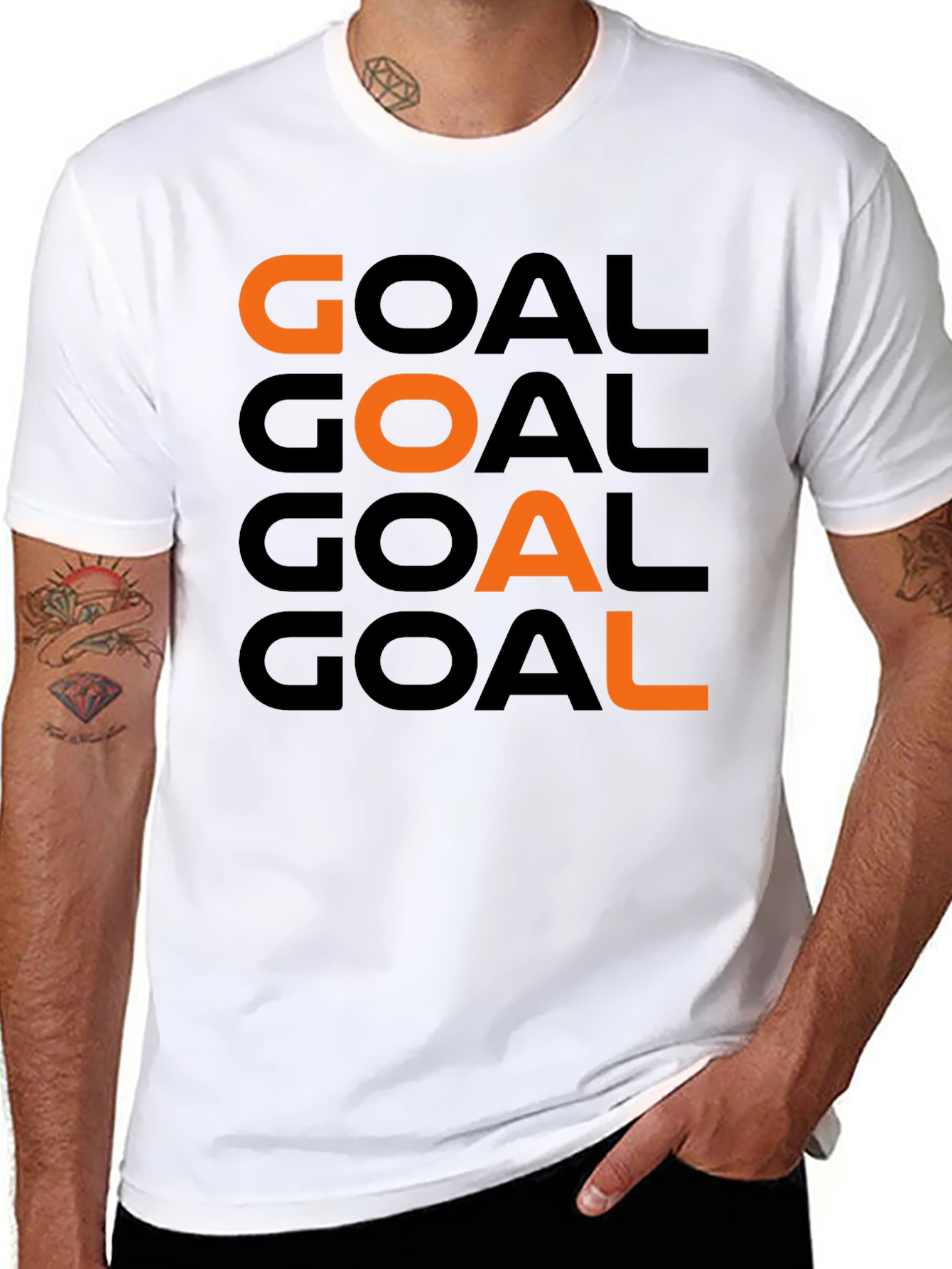 Goal T-Shirt - Black Graphic Tee