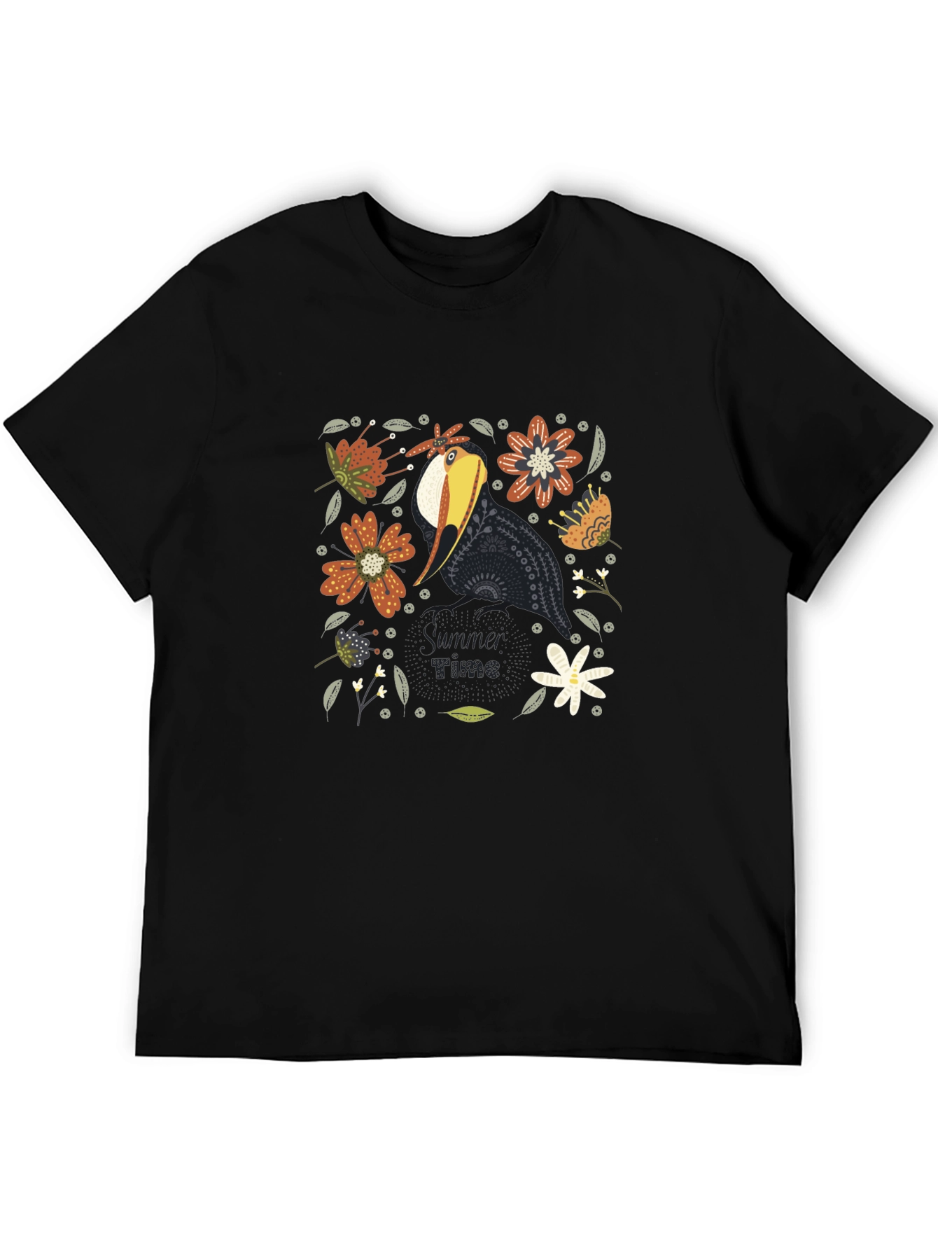 Summer Vibes Toucan Graphic Tee