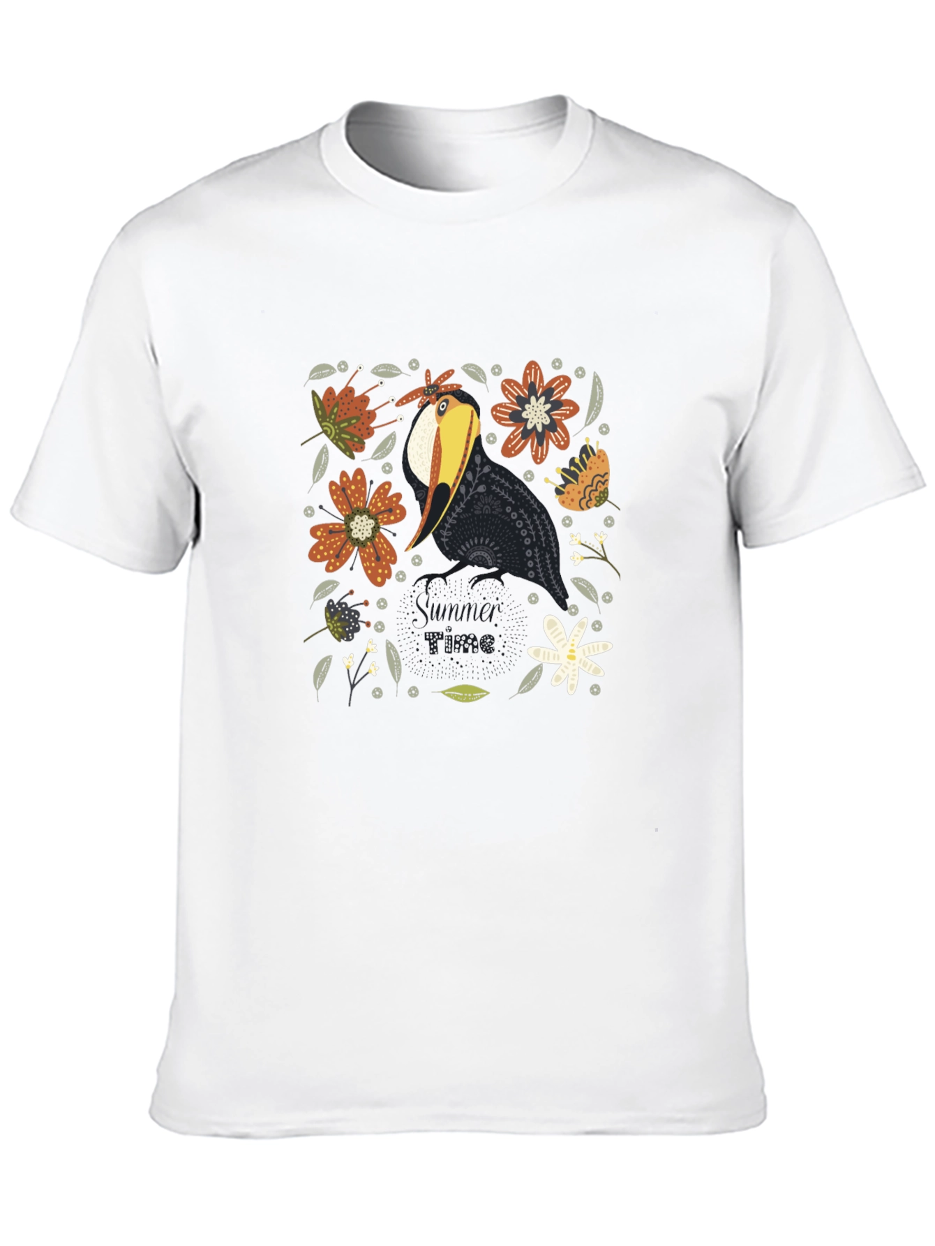 Summer Vibes Toucan Graphic Tee