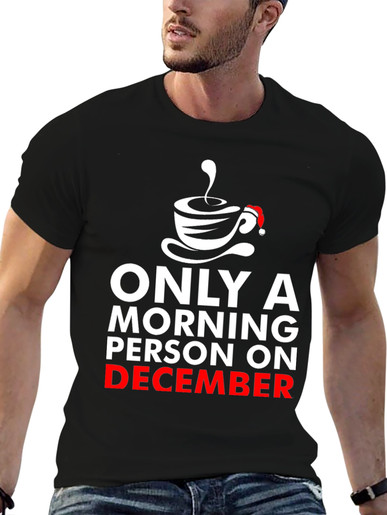 Morning Person on December Graphic T-Shirt
