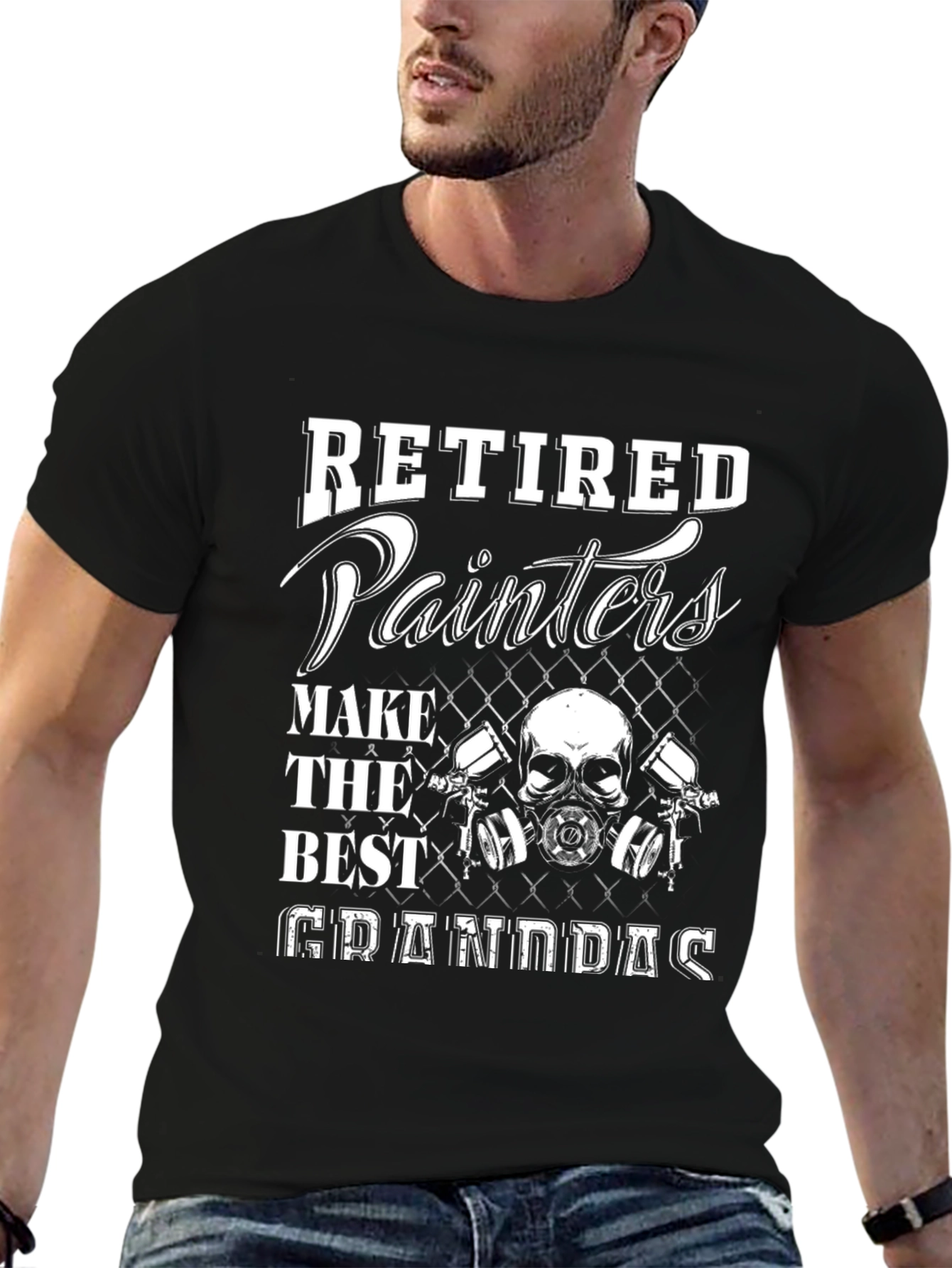 Retired Painters Best Grandpas T-Shirt