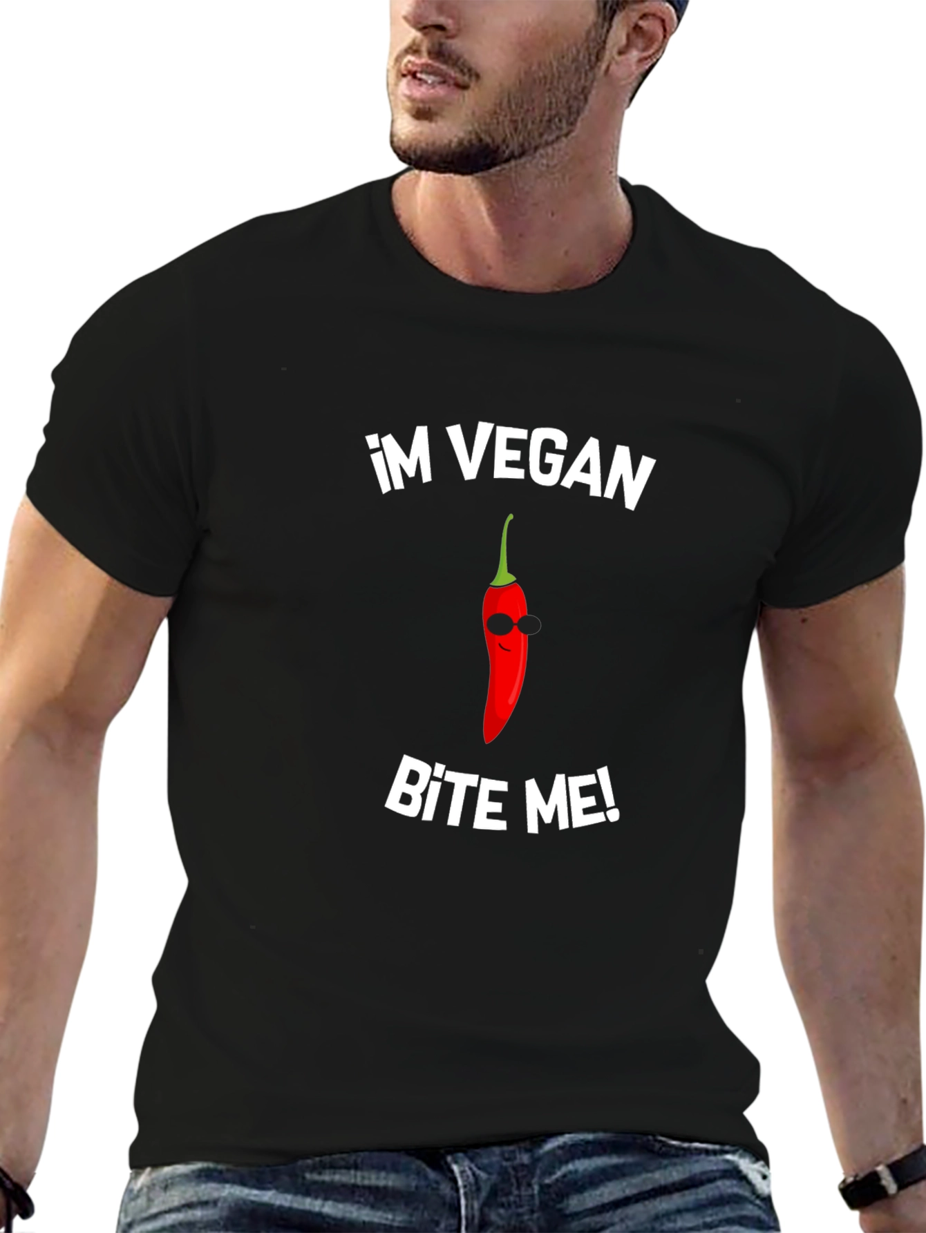 Im Vegan Bite Me! Graphic Tee