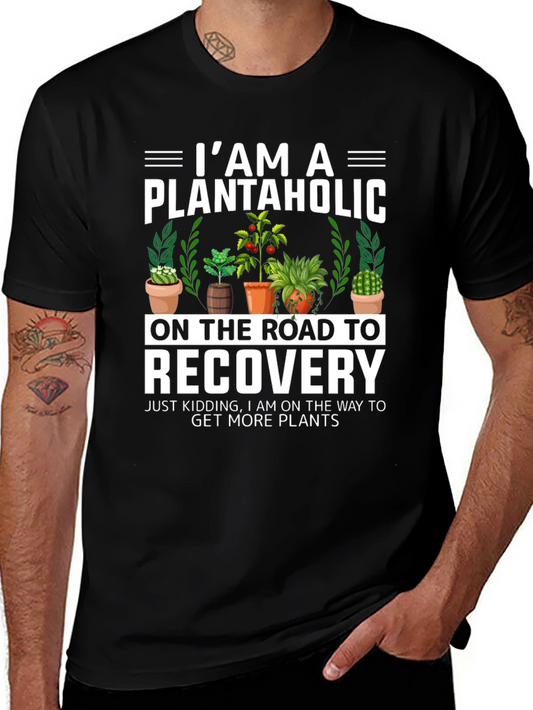 Plantaholic Recovery T-Shirt - Funny Plant Lover Tee