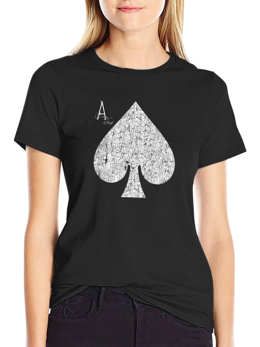 Ace of Spades Graphic T-Shirt - Black