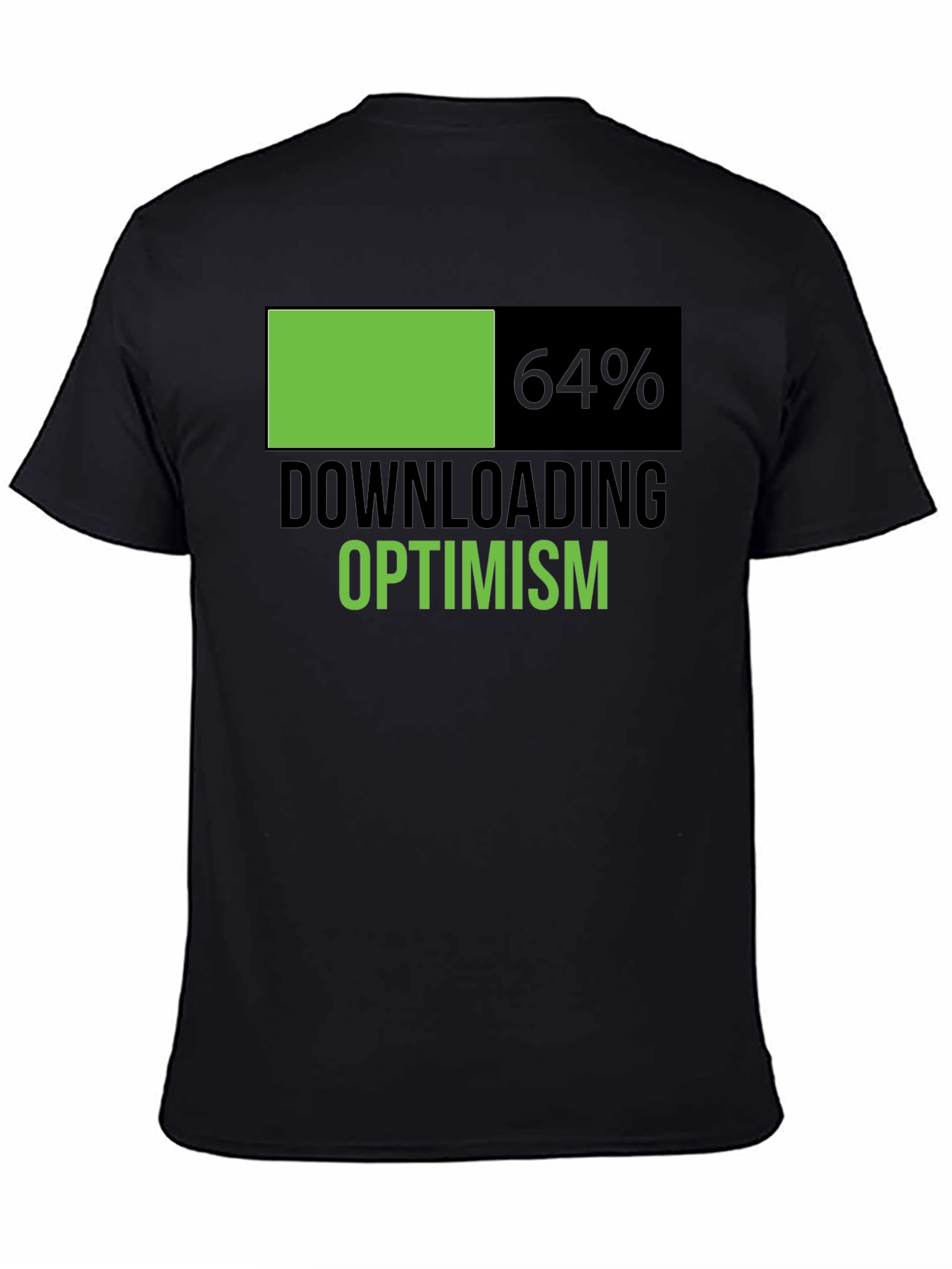 Downloading Optimism Graphic T-Shirt