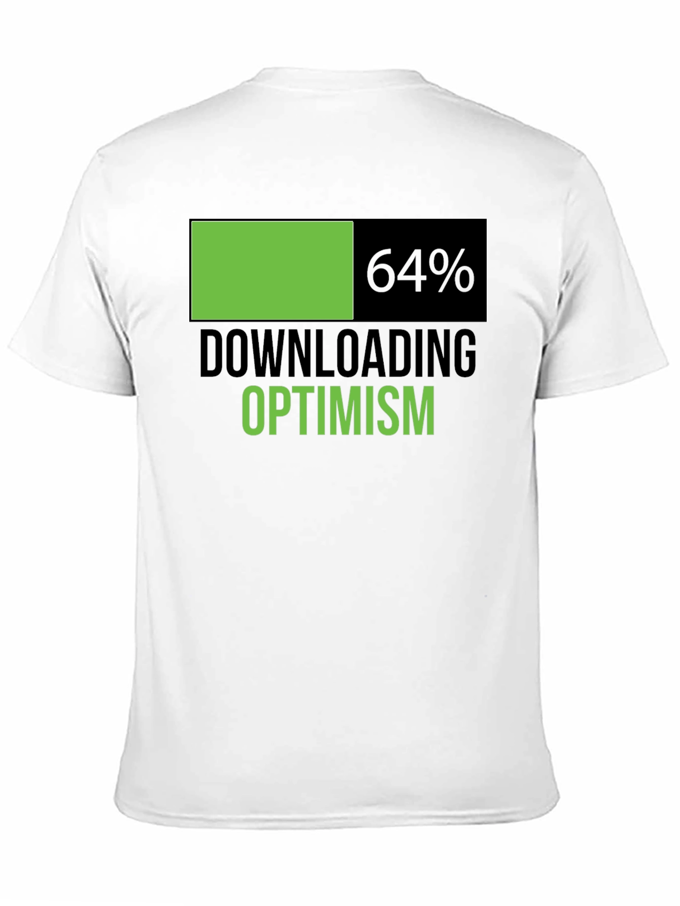 Downloading Optimism Graphic T-Shirt