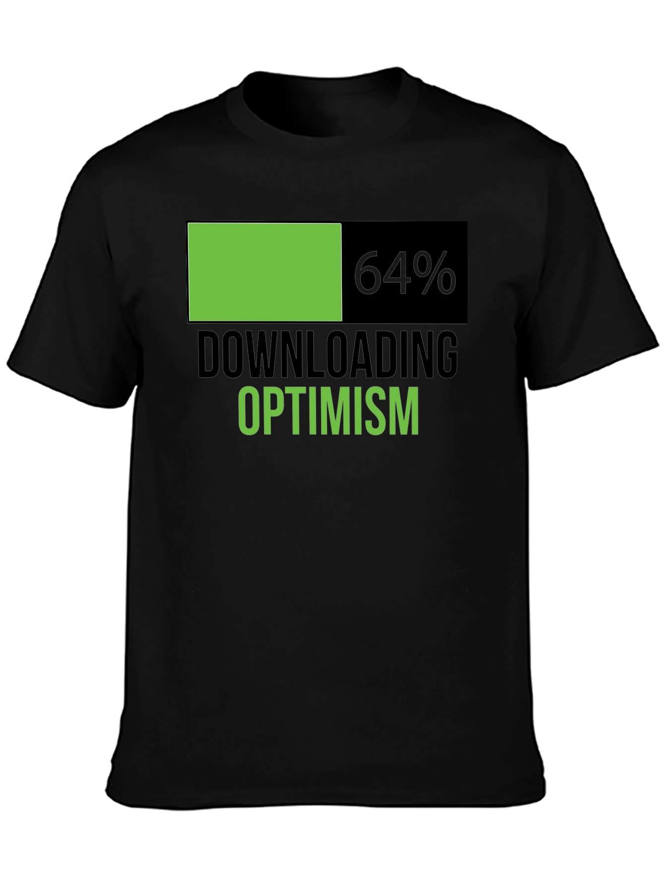 Downloading Optimism Graphic T-Shirt