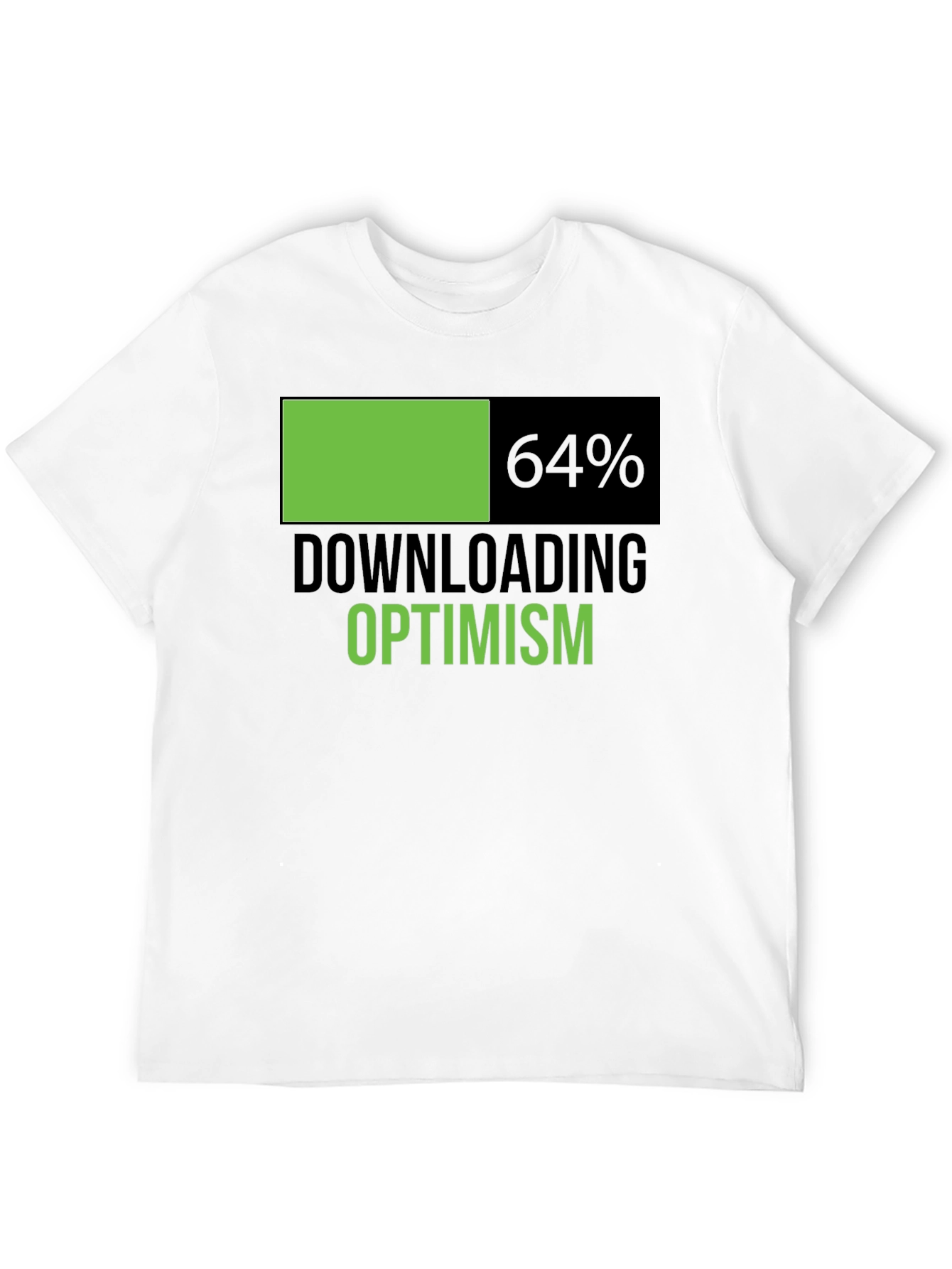 Downloading Optimism Graphic T-Shirt
