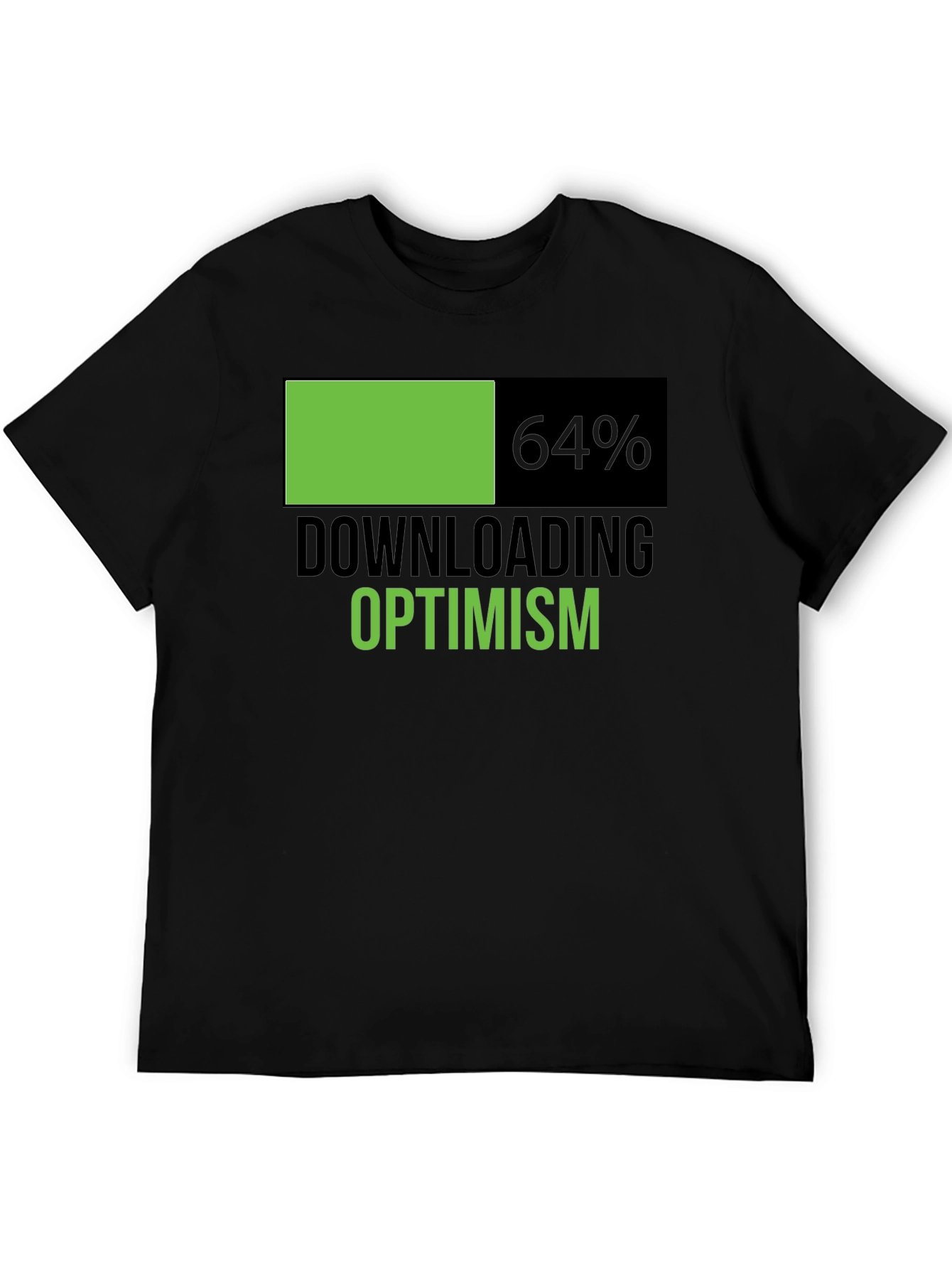 Downloading Optimism Graphic T-Shirt