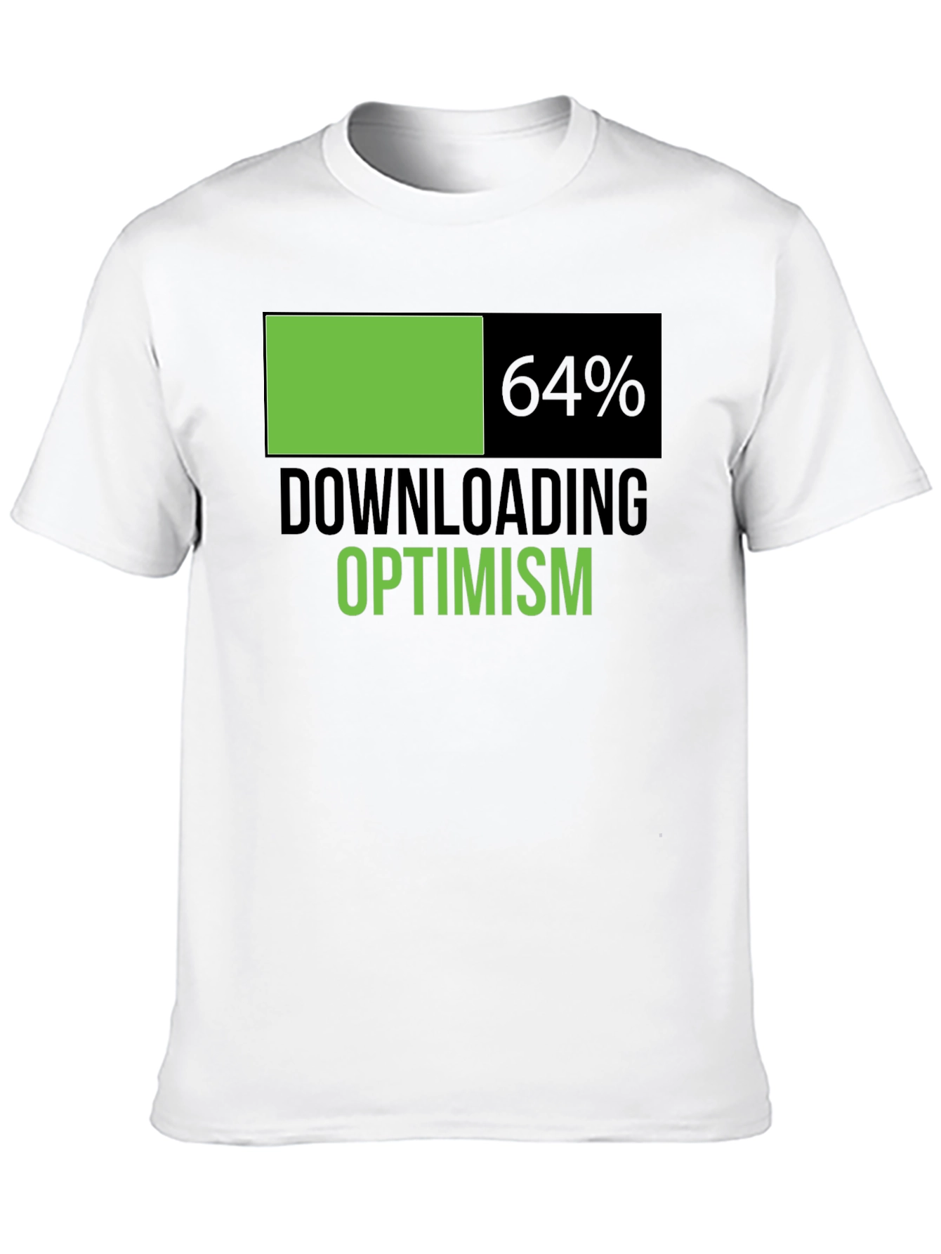 Downloading Optimism Graphic T-Shirt