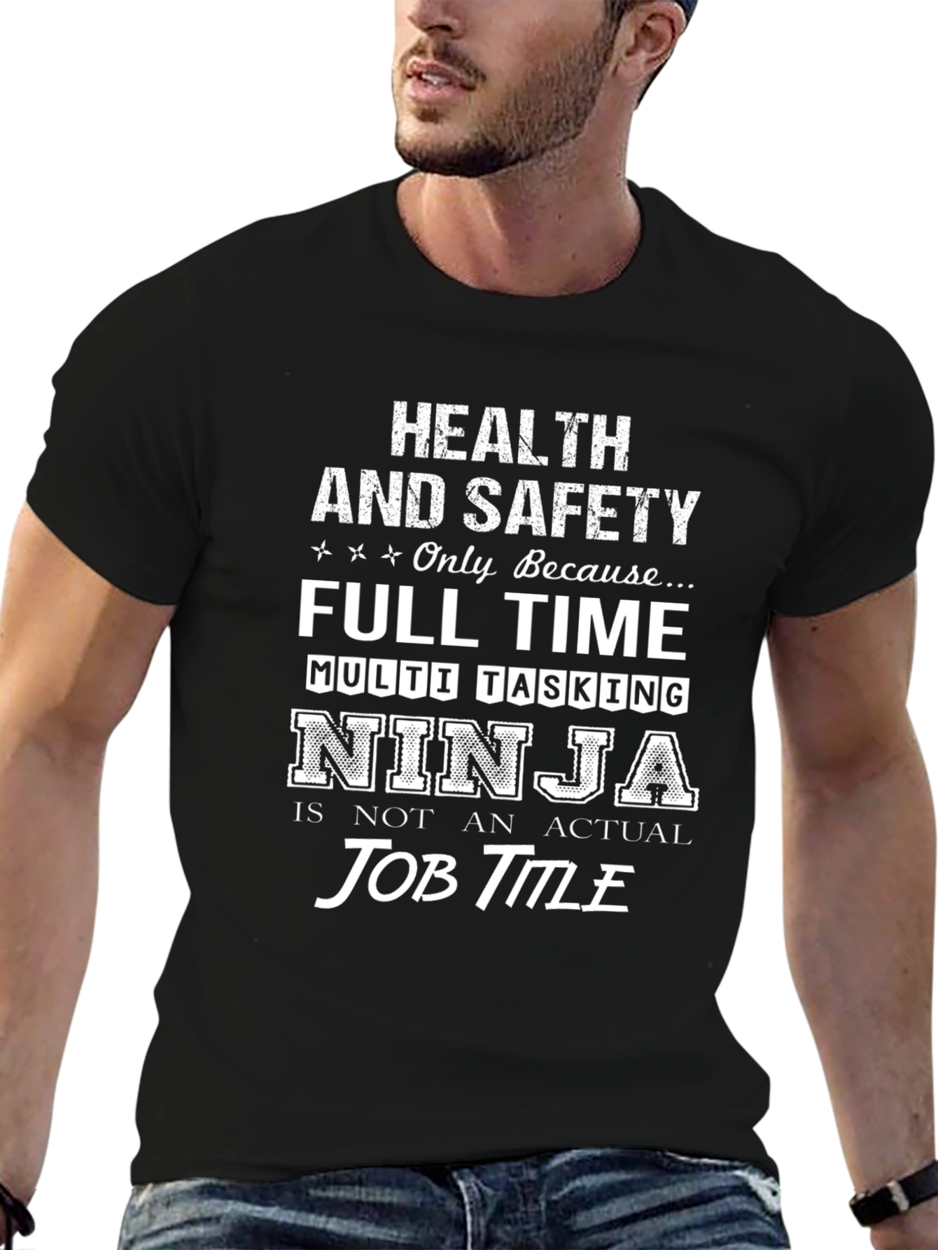 Health and Safety Ninja Graphic T-Shirt