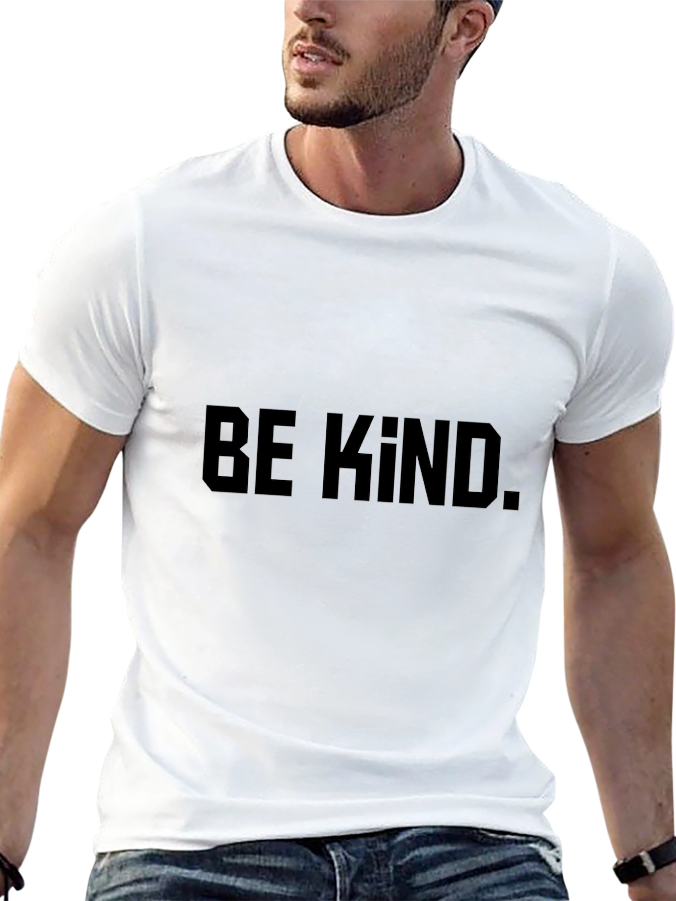 Be Kind Black T-Shirt - Inspirational Message