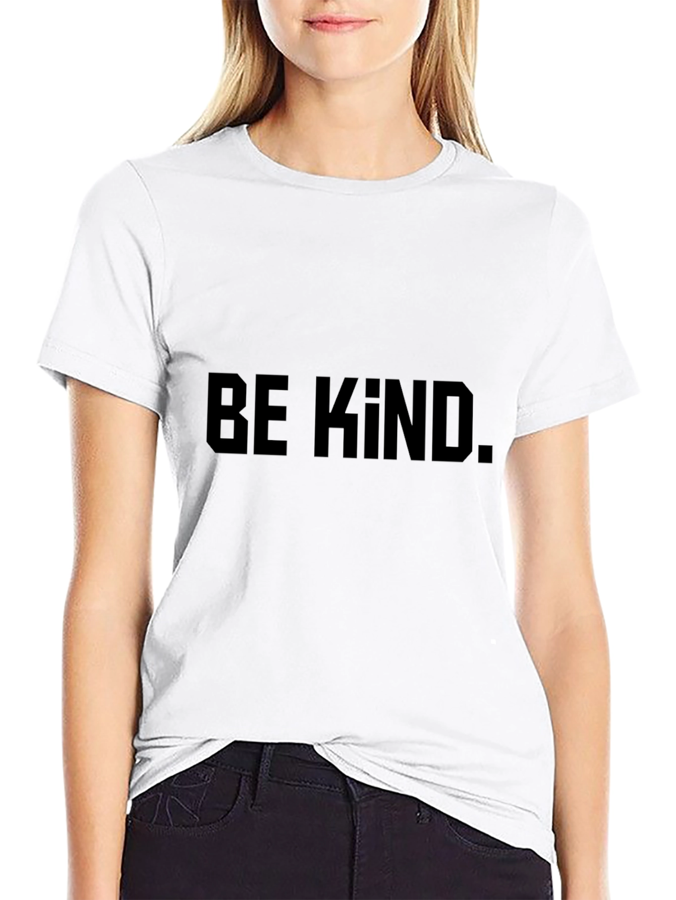 Be Kind Black T-Shirt - Inspirational Message