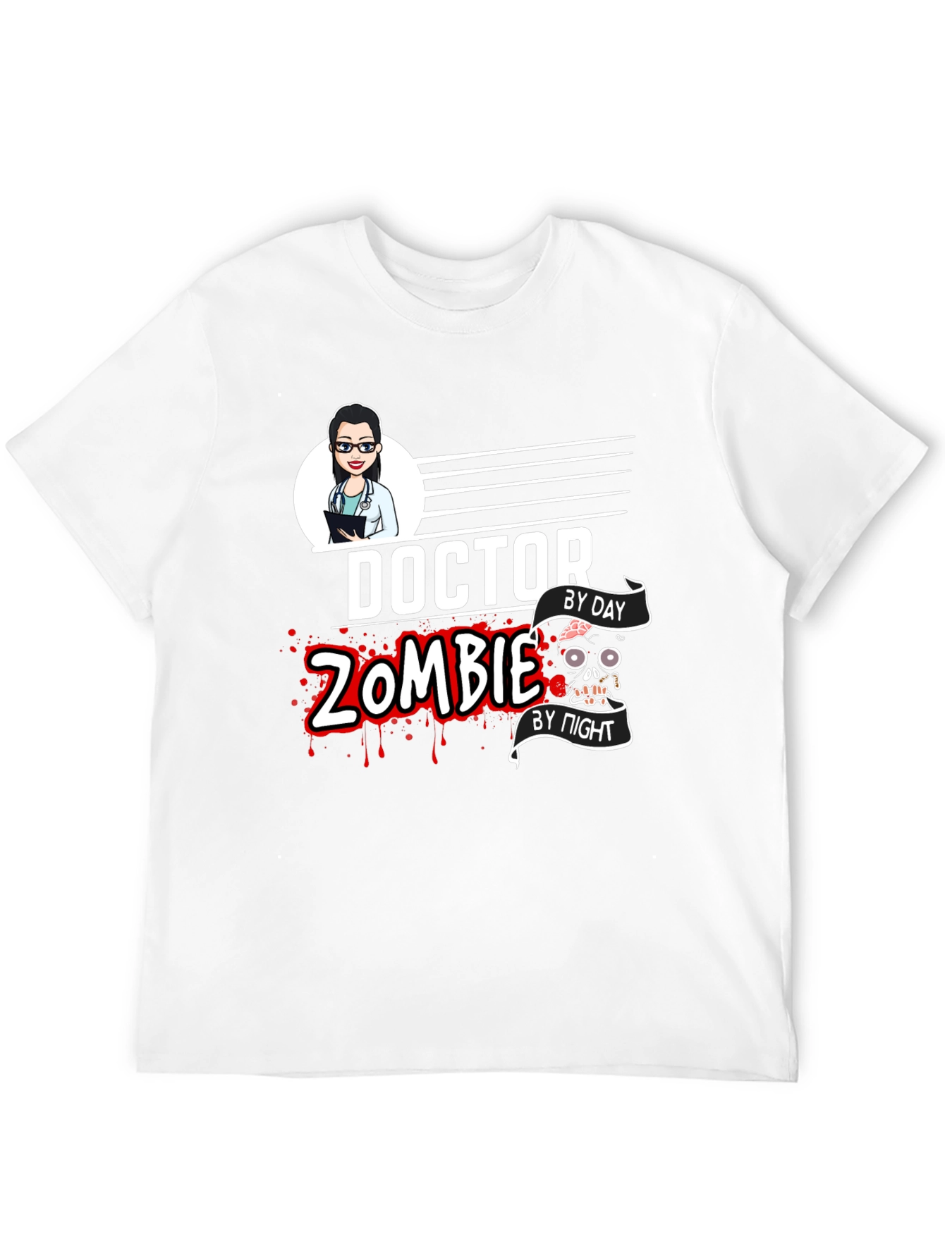 Doctor Zombie T-Shirt - Day to Night Fun