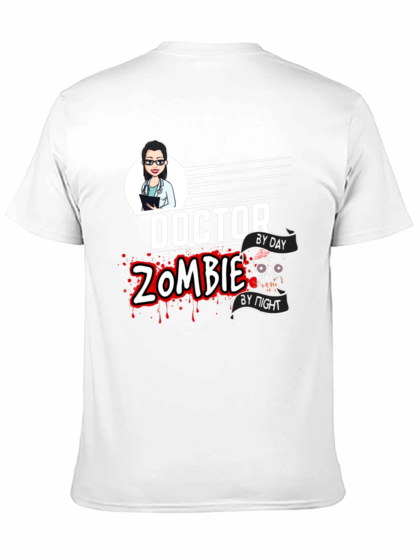 Doctor Zombie T-Shirt - Day to Night Fun