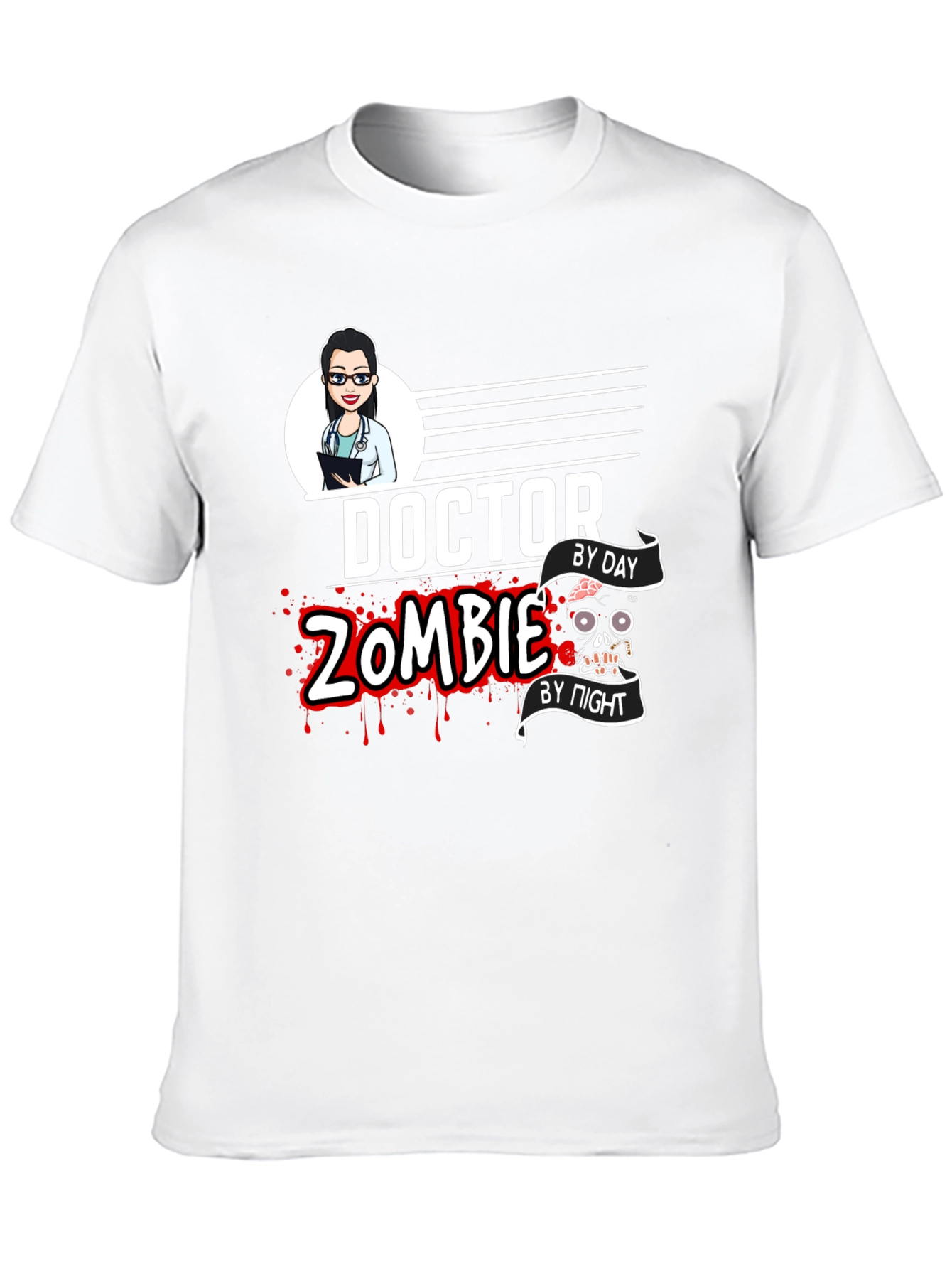 Doctor Zombie T-Shirt - Day to Night Fun