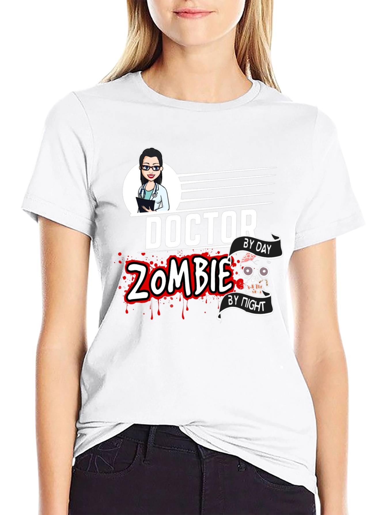 Doctor Zombie T-Shirt - Day to Night Fun