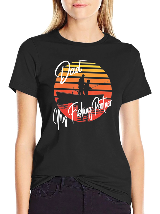 Dad My Fishing Partner T-Shirt