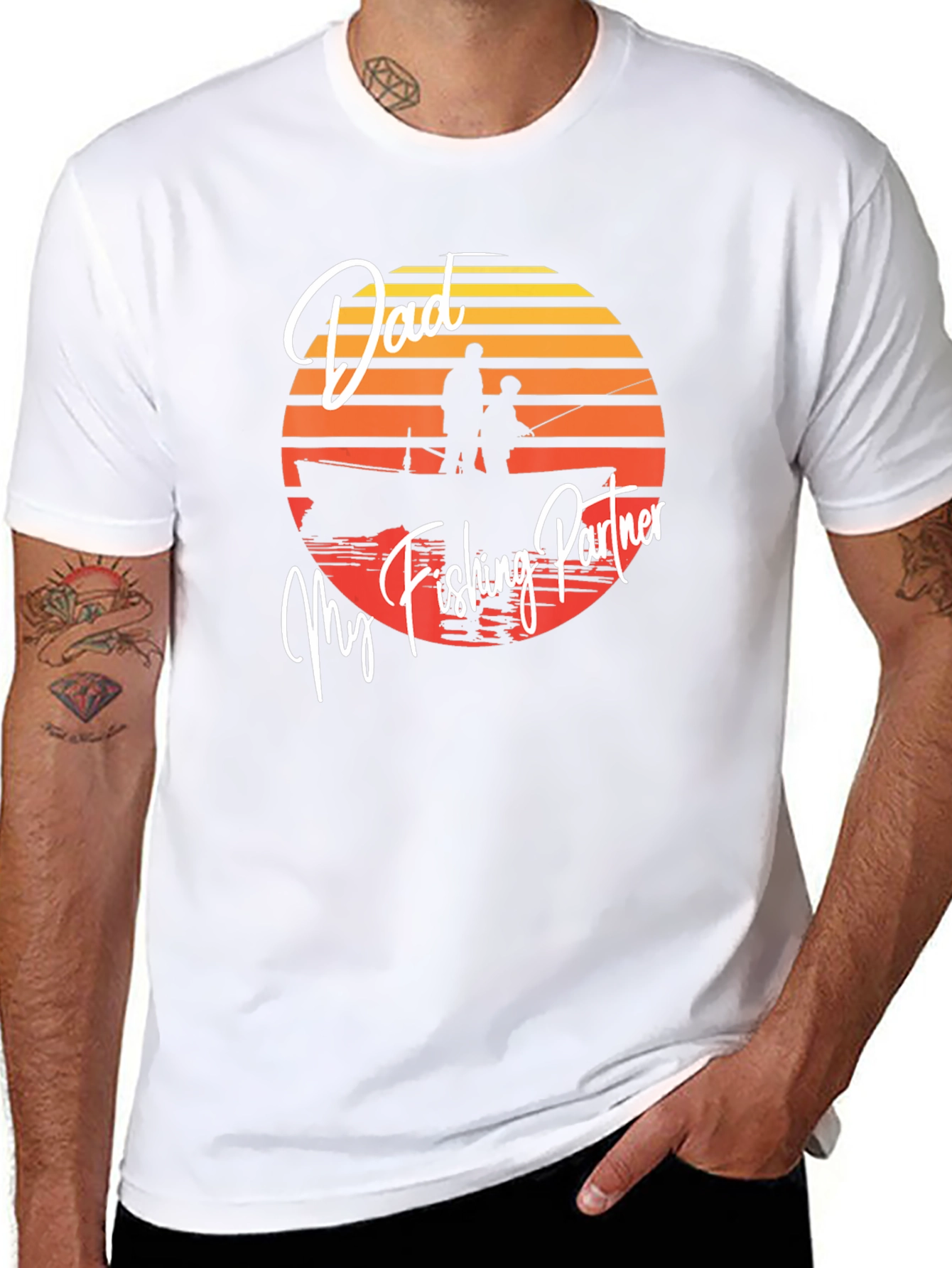 Dad My Fishing Partner T-Shirt