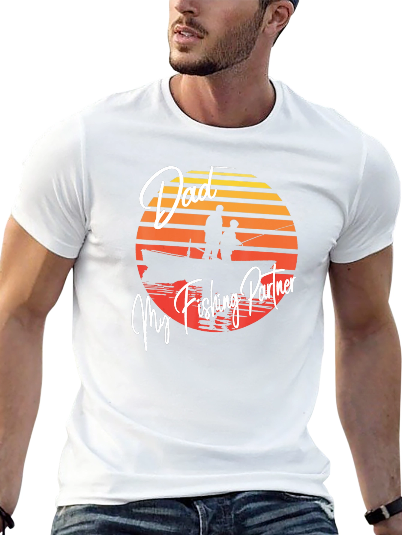 Dad My Fishing Partner T-Shirt