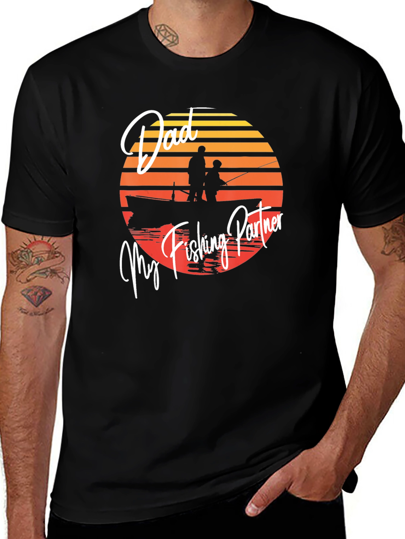 Dad My Fishing Partner T-Shirt