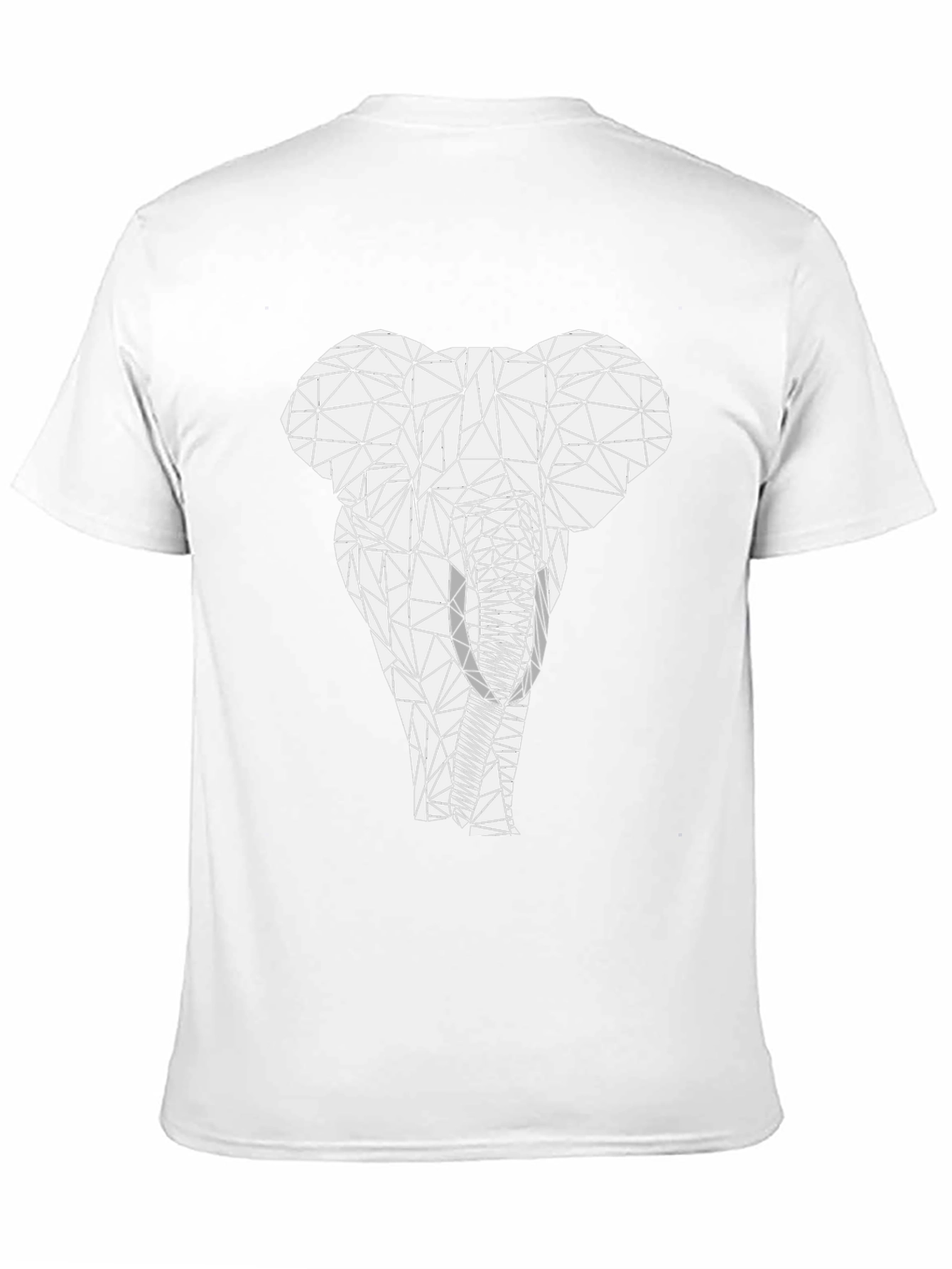 Geometric Elephant Graphic Tee - Modern Animal Print