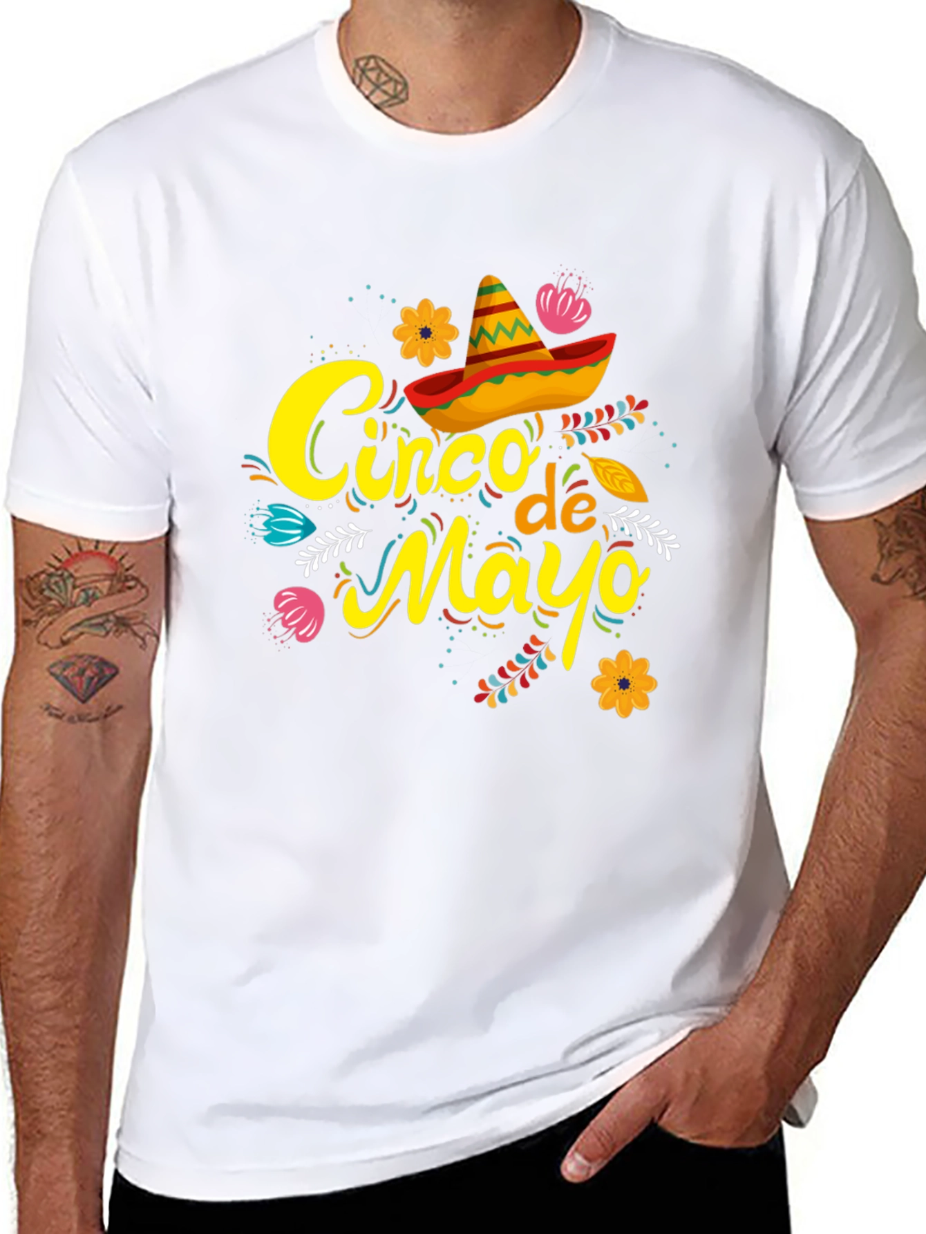Cinco de Mayo T-Shirt - Black Graphic Tee