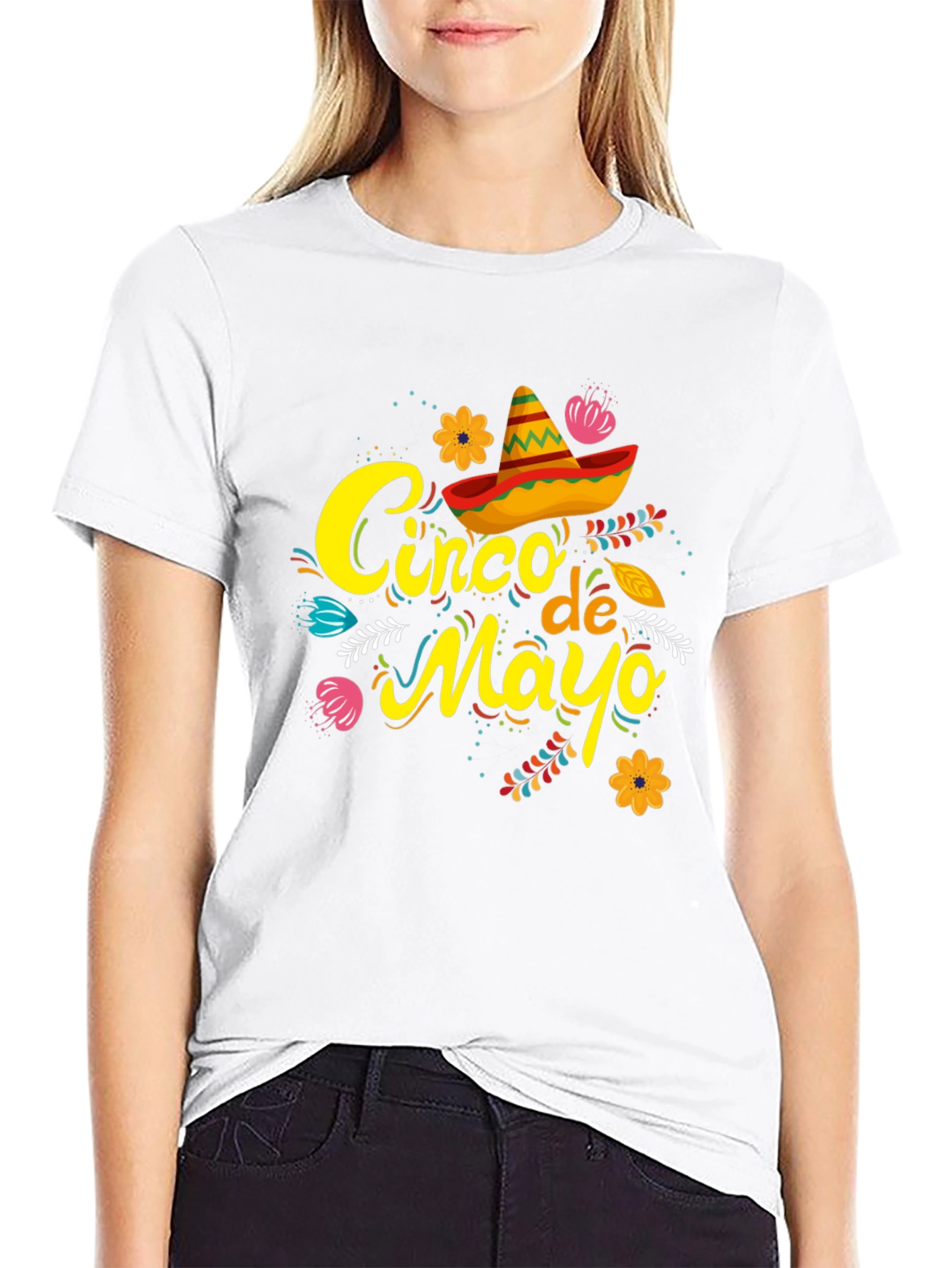 Cinco de Mayo T-Shirt - Black Graphic Tee