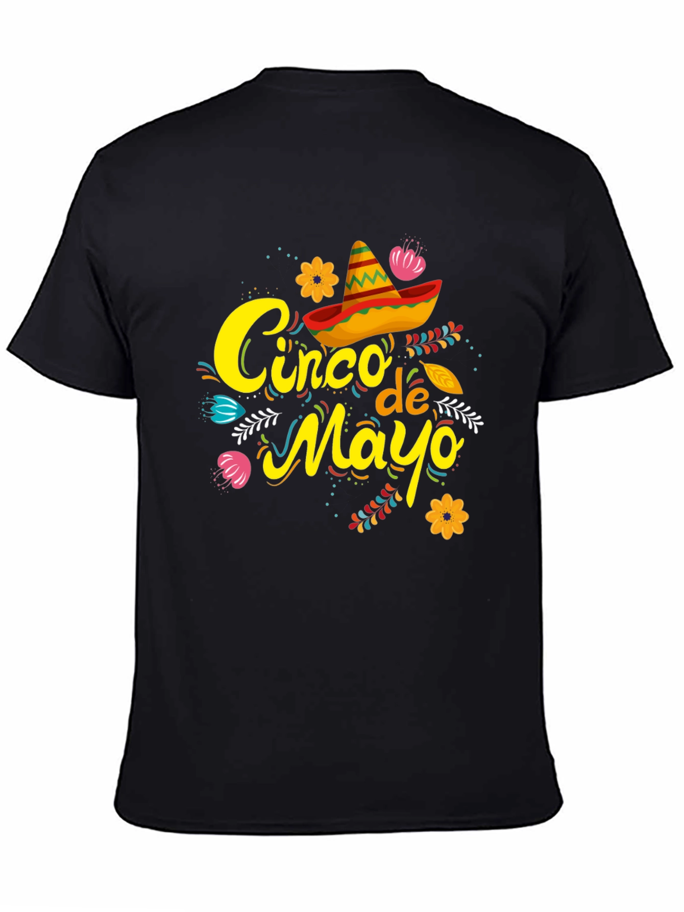 Cinco de Mayo T-Shirt - Black Graphic Tee
