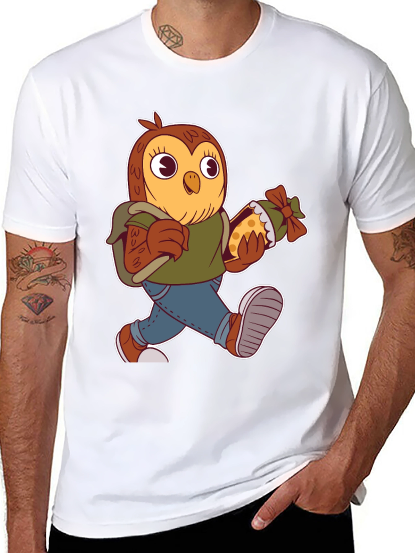 Cartoon Owl T-Shirt