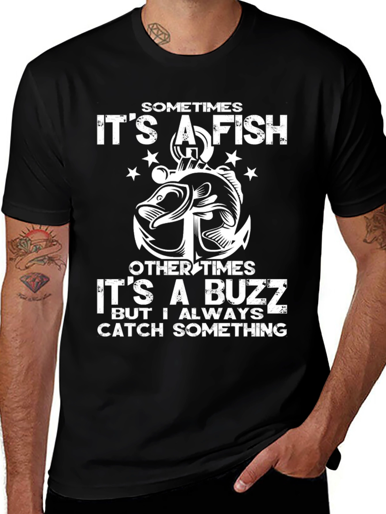 Fishing T-Shirt - Catch Something