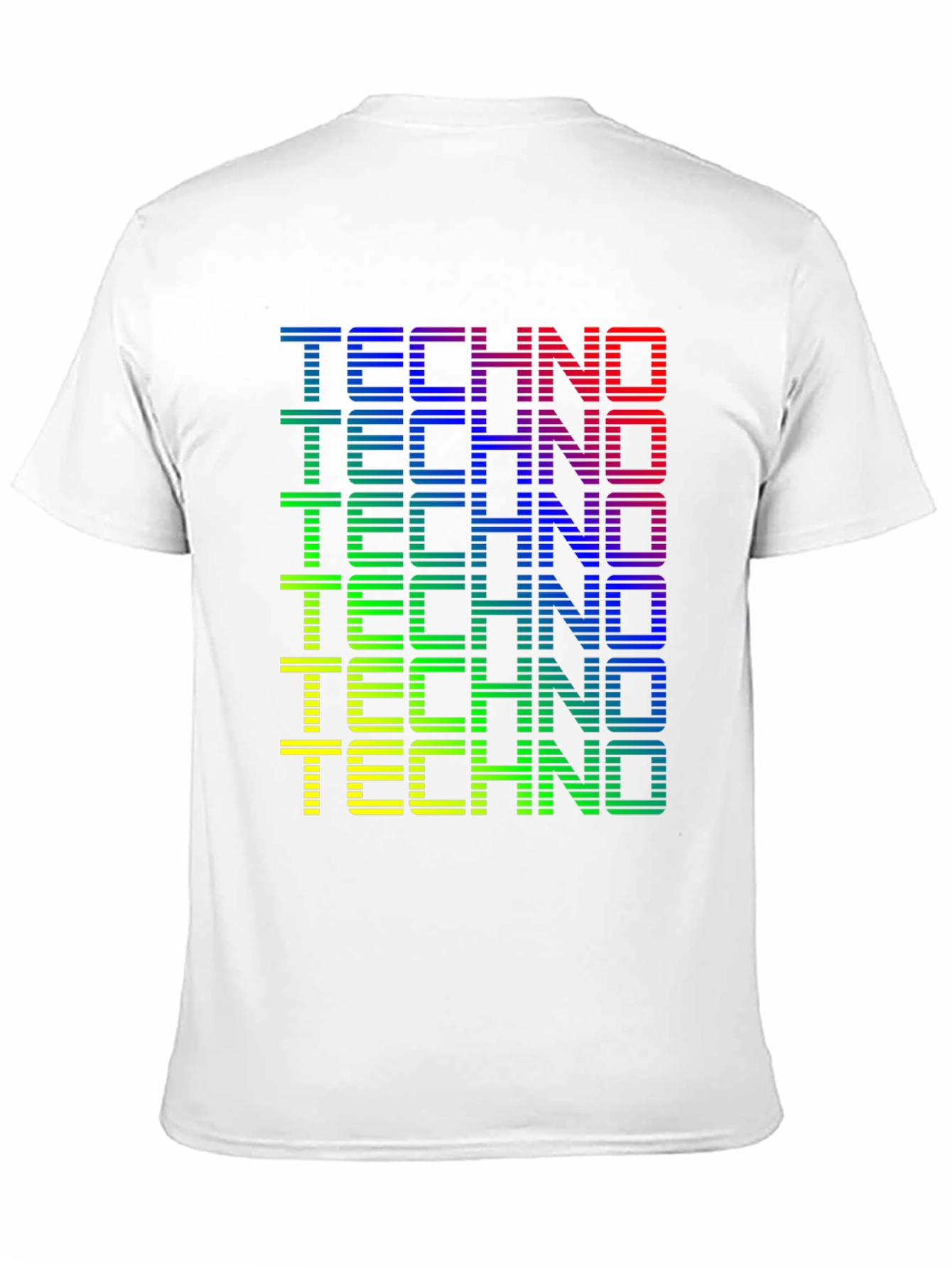 Retro Techno Graphic Tee - Black