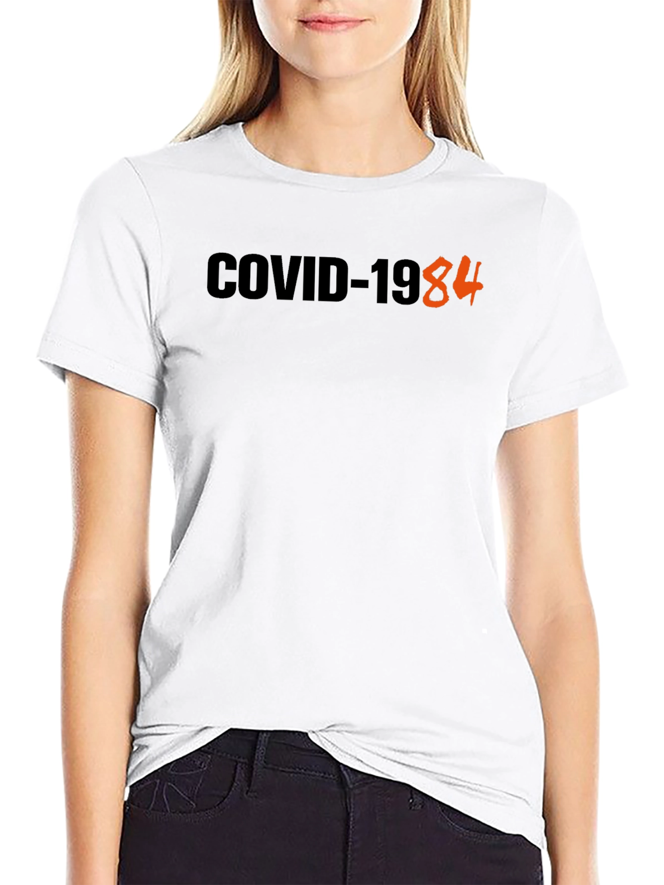 COVID-1984 Graphic Tee - Statement T-Shirt