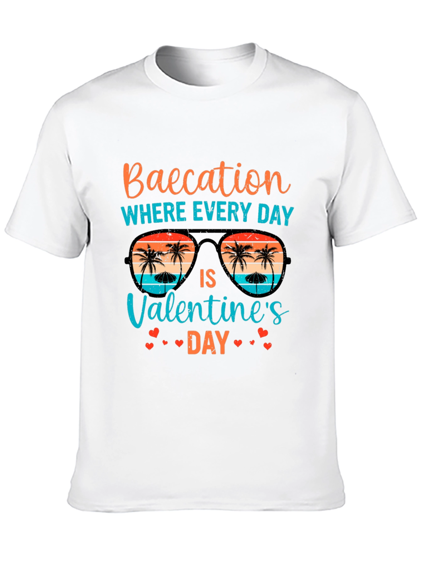 Baecation Valentines Day Graphic T-Shirt