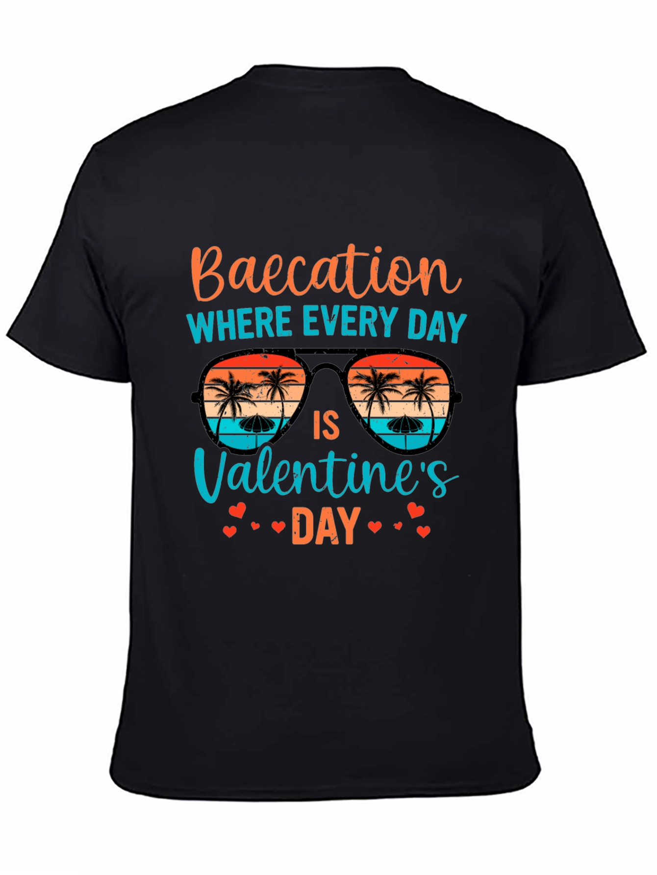 Baecation Valentines Day Graphic T-Shirt