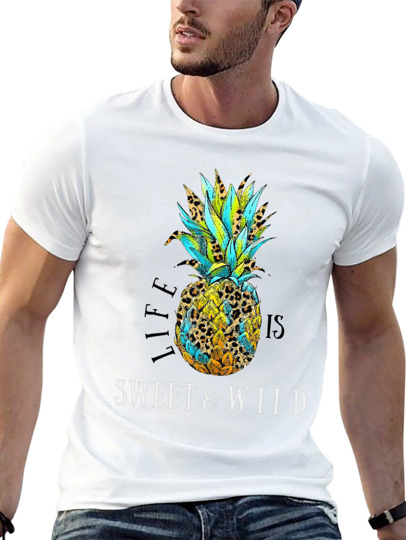 Sweet & Wild Pineapple Graphic Tee