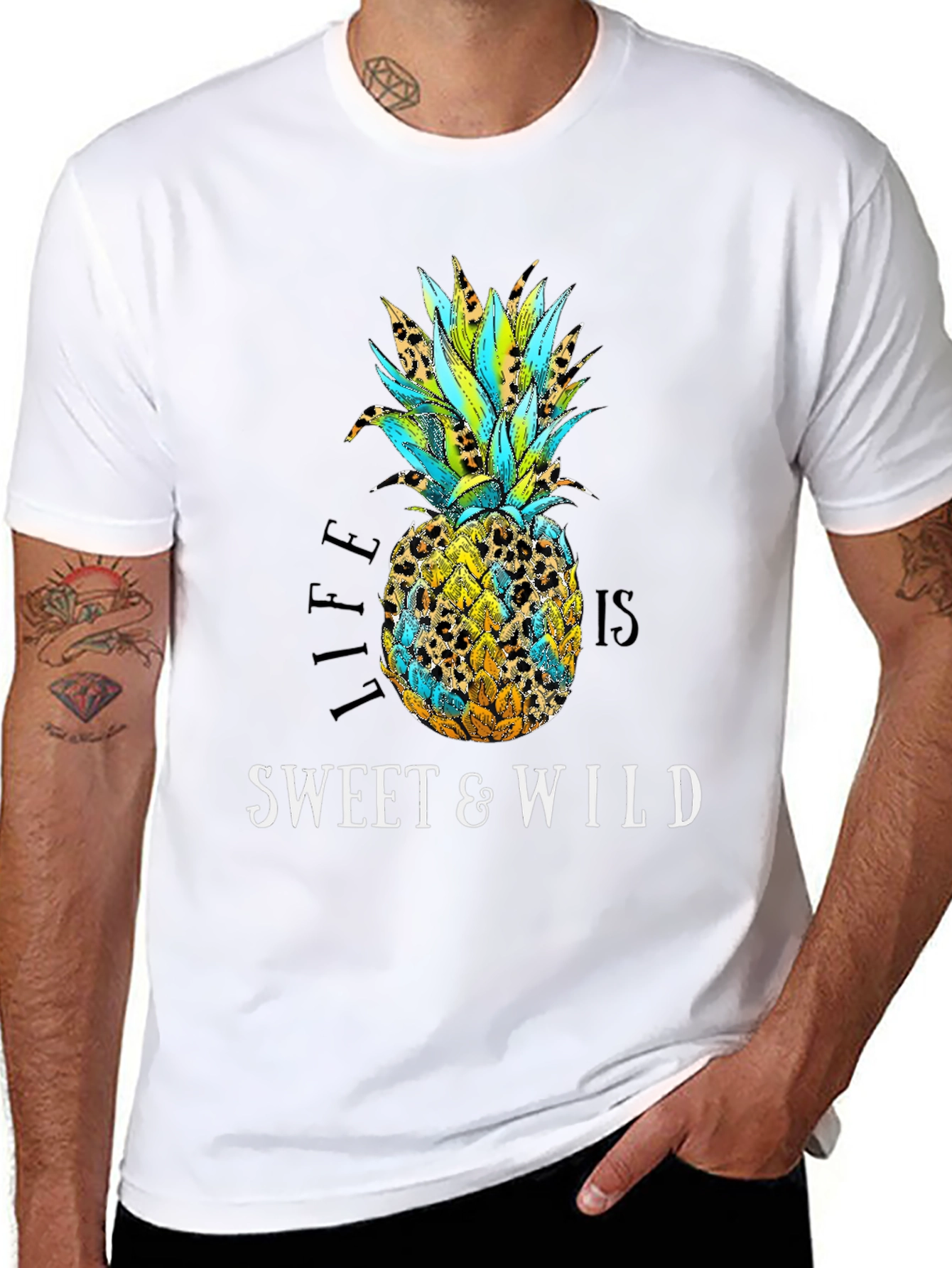 Sweet & Wild Pineapple Graphic Tee